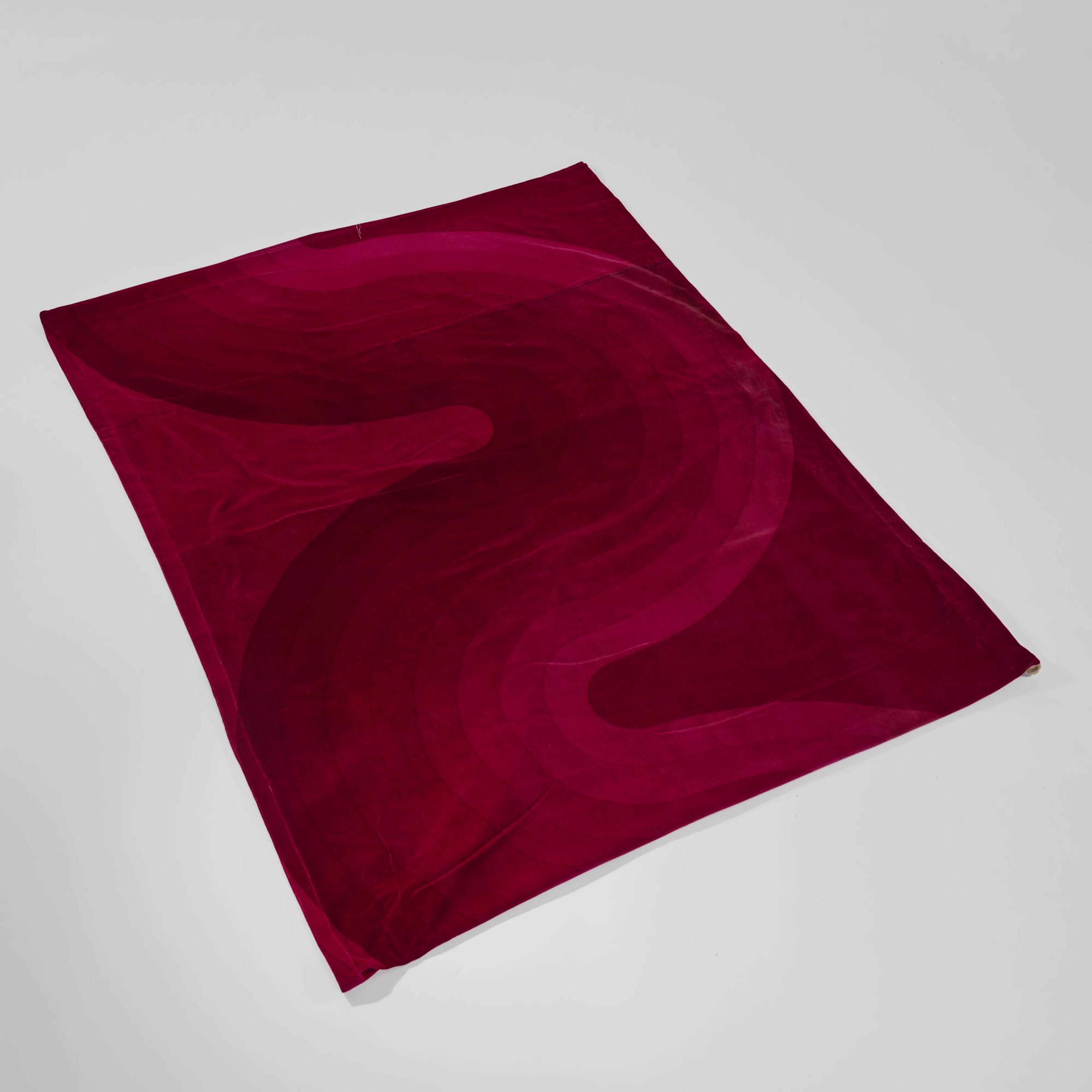 Verner Panton Stoffbahn 'Kurve' aus der Kollektion 'Decor I', 1969 (Entwurf)