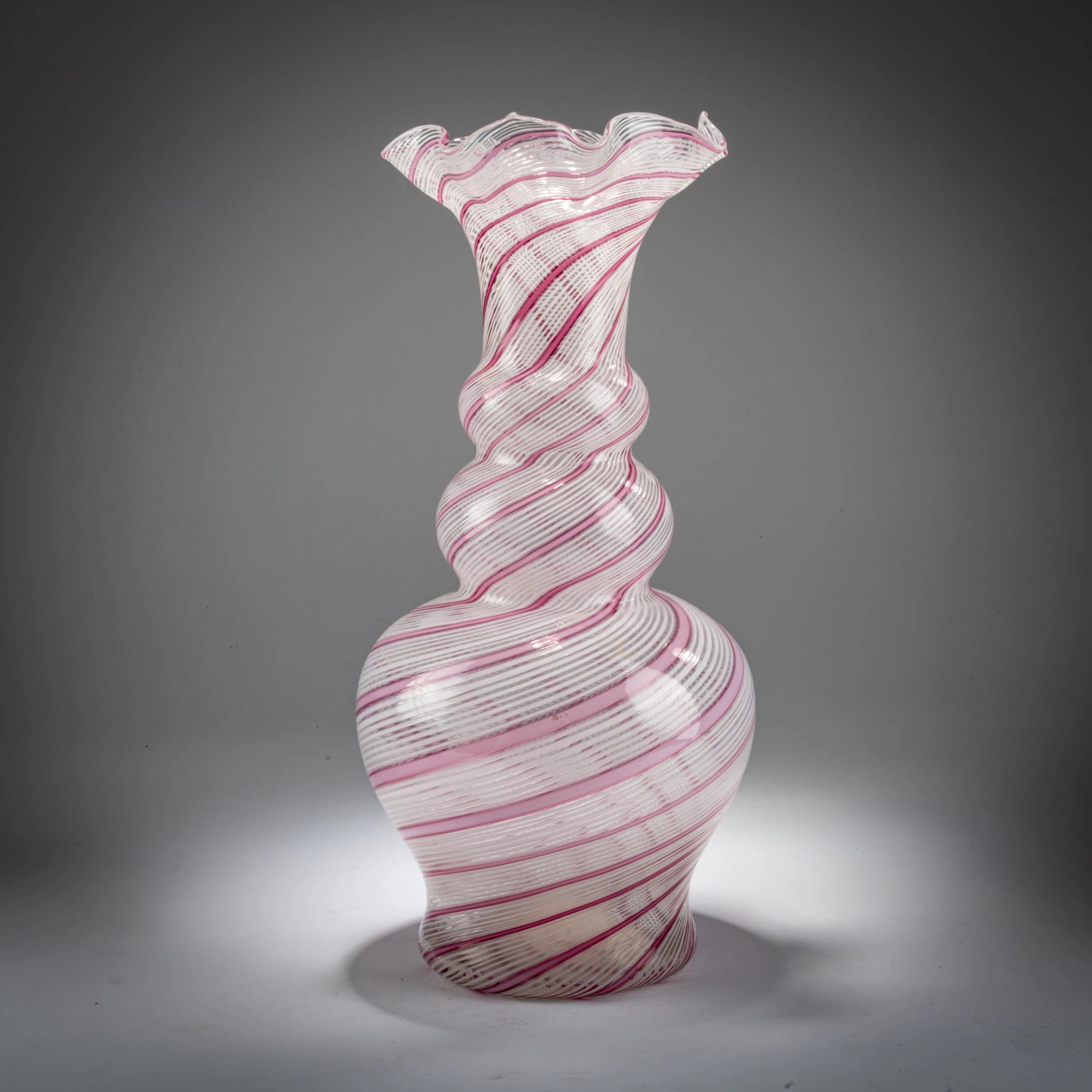 Dino Martens Vase 'Mezza filigrana', um 1950
