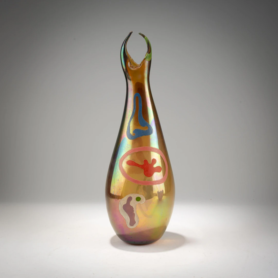 Benvenuto 'Nuto' Barovier (1923 - 1985) Vase mit abstrakter Bemalung, um 1954