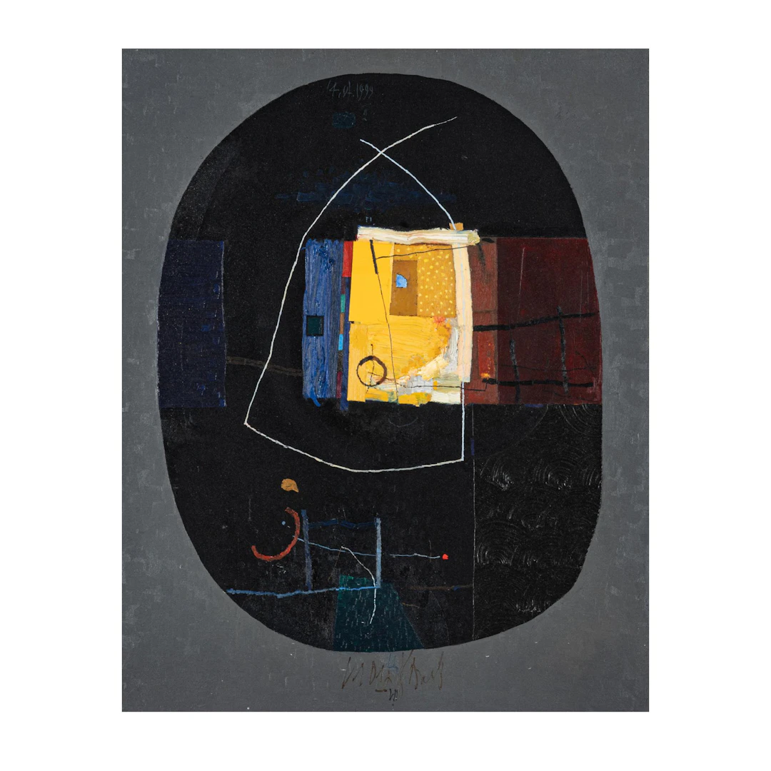 Stoyan Tsanev (1946 Burgas - 2019 ebenda) Abstrakte Komposition (Yard), 1999