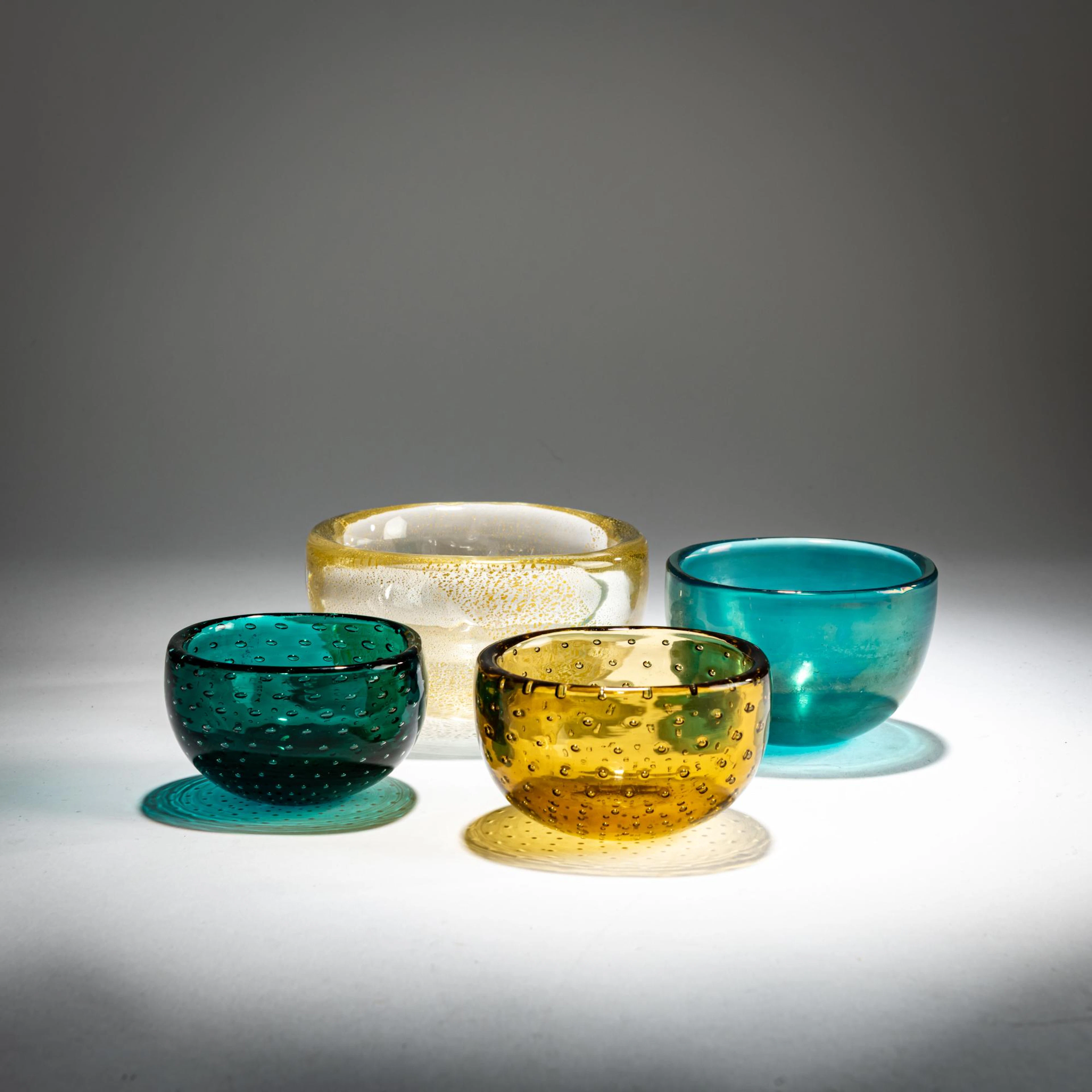 Carlo Scarpa Vier Schalen, um 1935