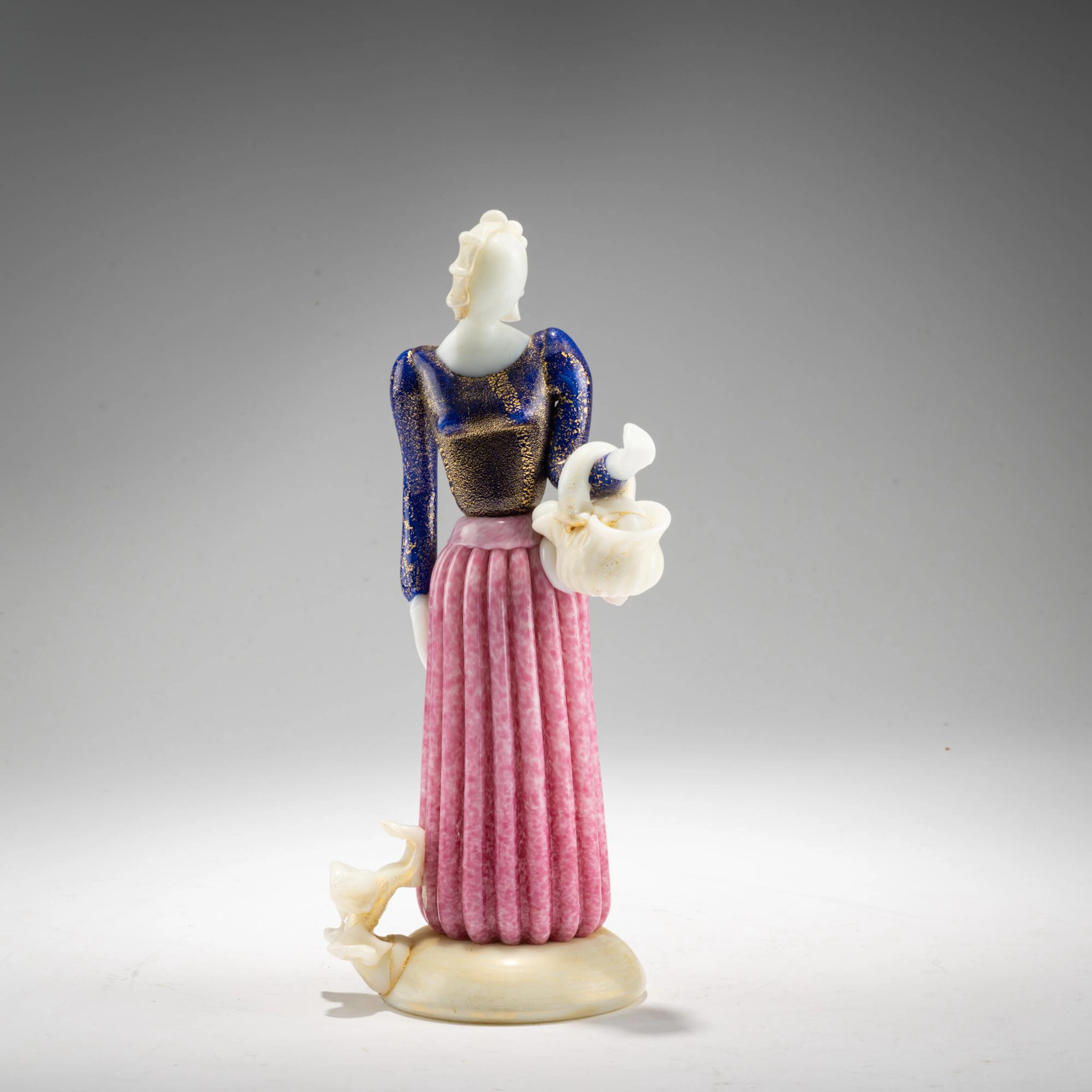 Ercole Barovier Skulptur 'Contadina', um 1934/35