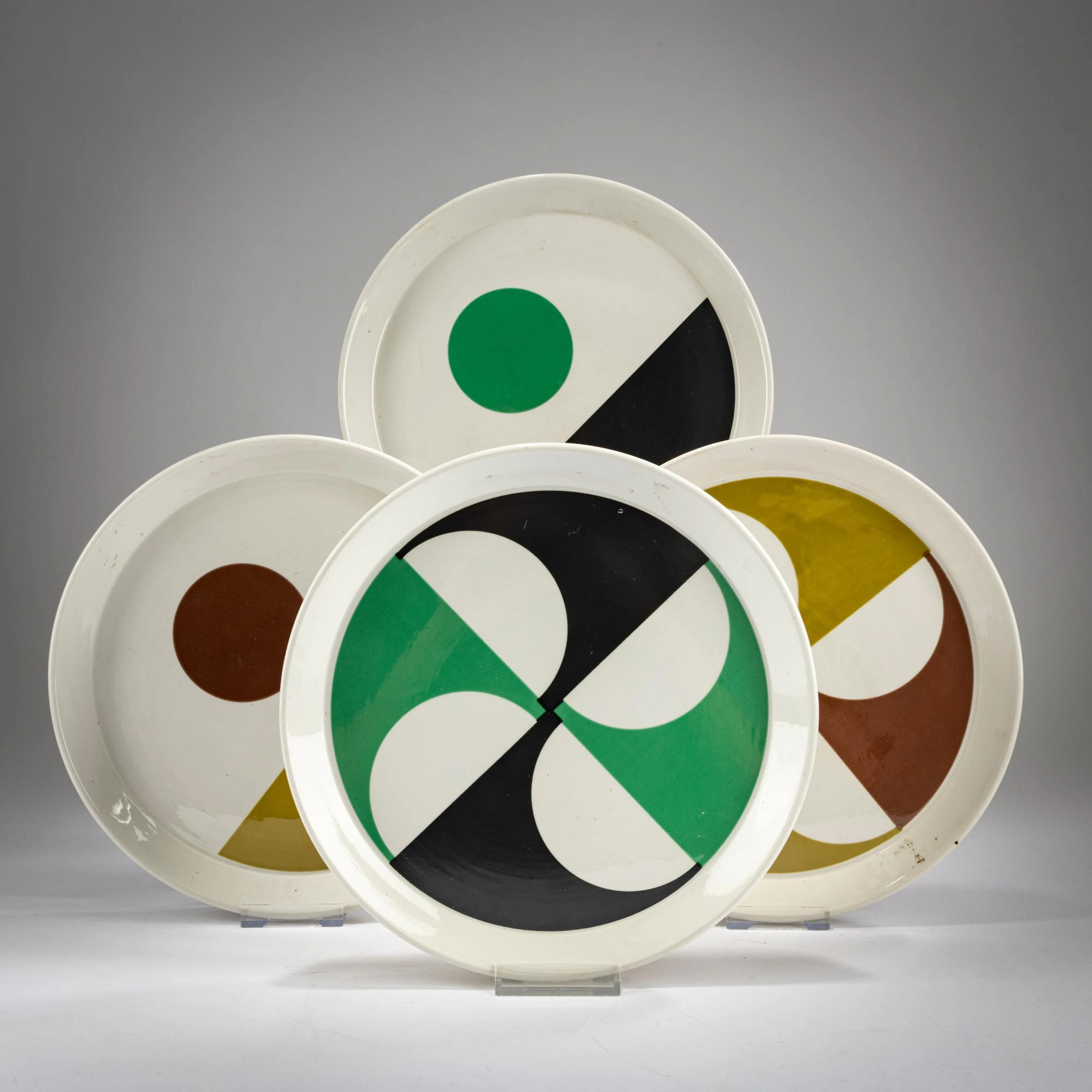 Gio Ponti Vier Teller, um 1967