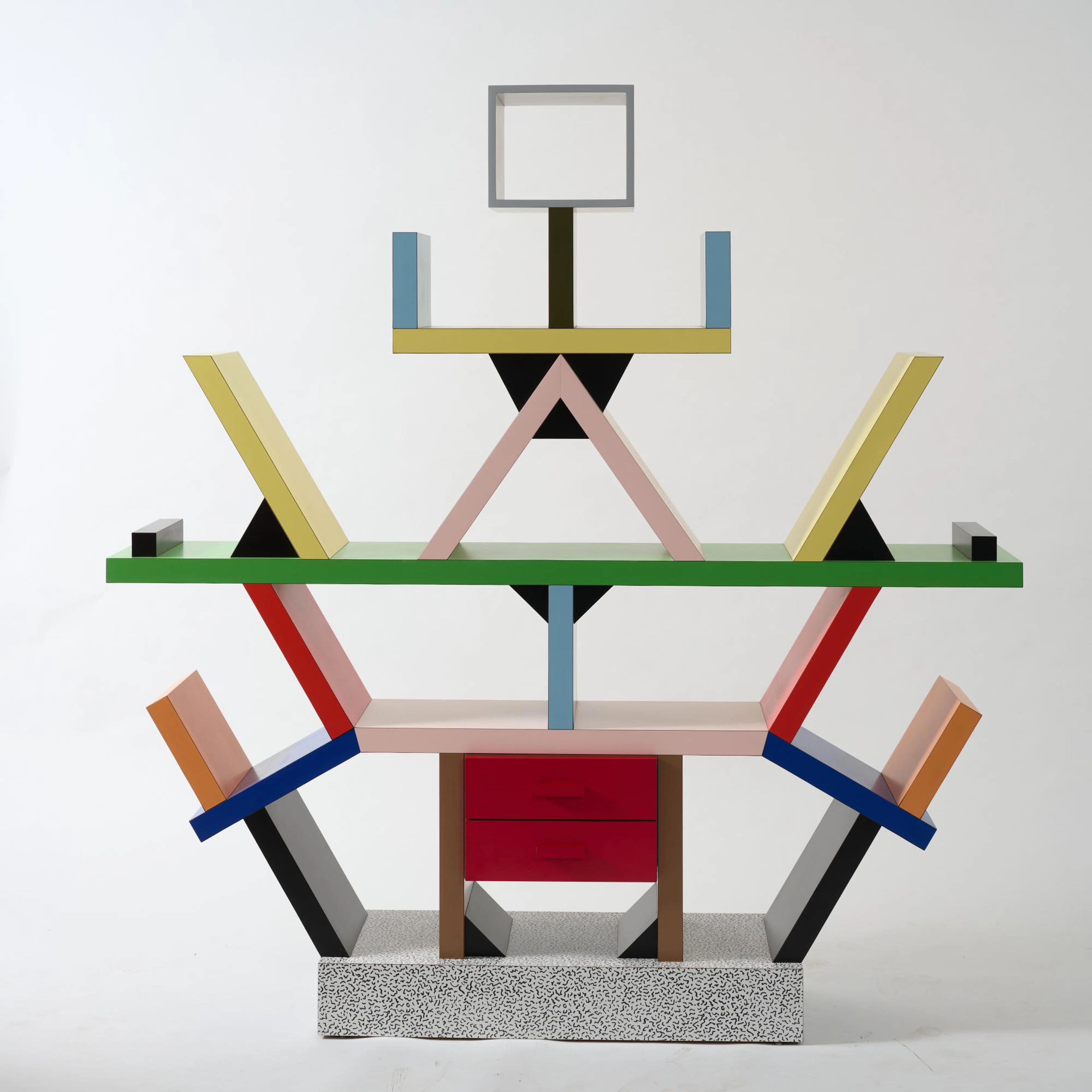 Ettore Sottsass Regal 'Carlton', 1981 (Entwurf)
