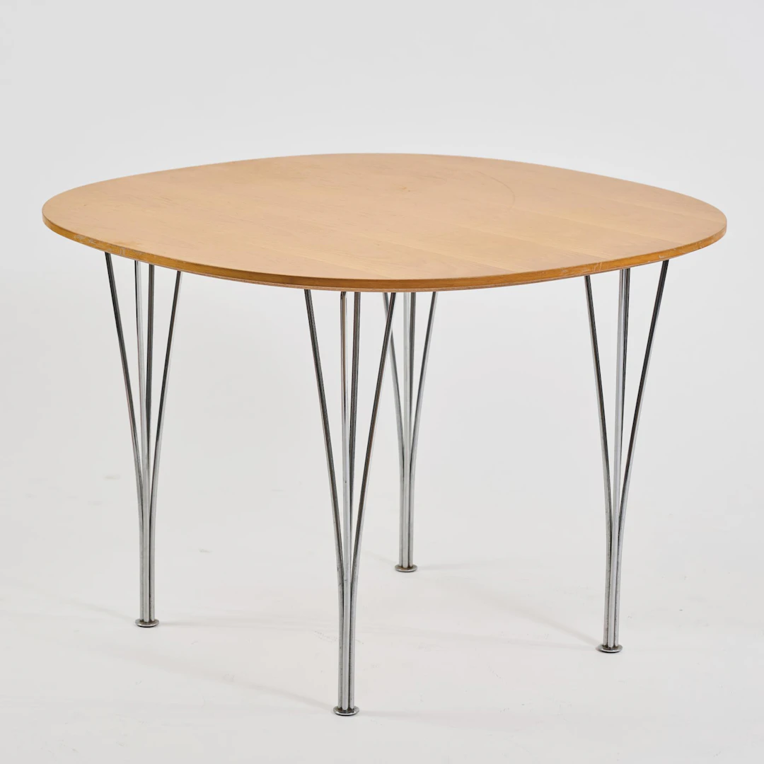 Piet Hein; Bruno Mathsson Tisch 'Supercircular', 1963 (Entwurf)