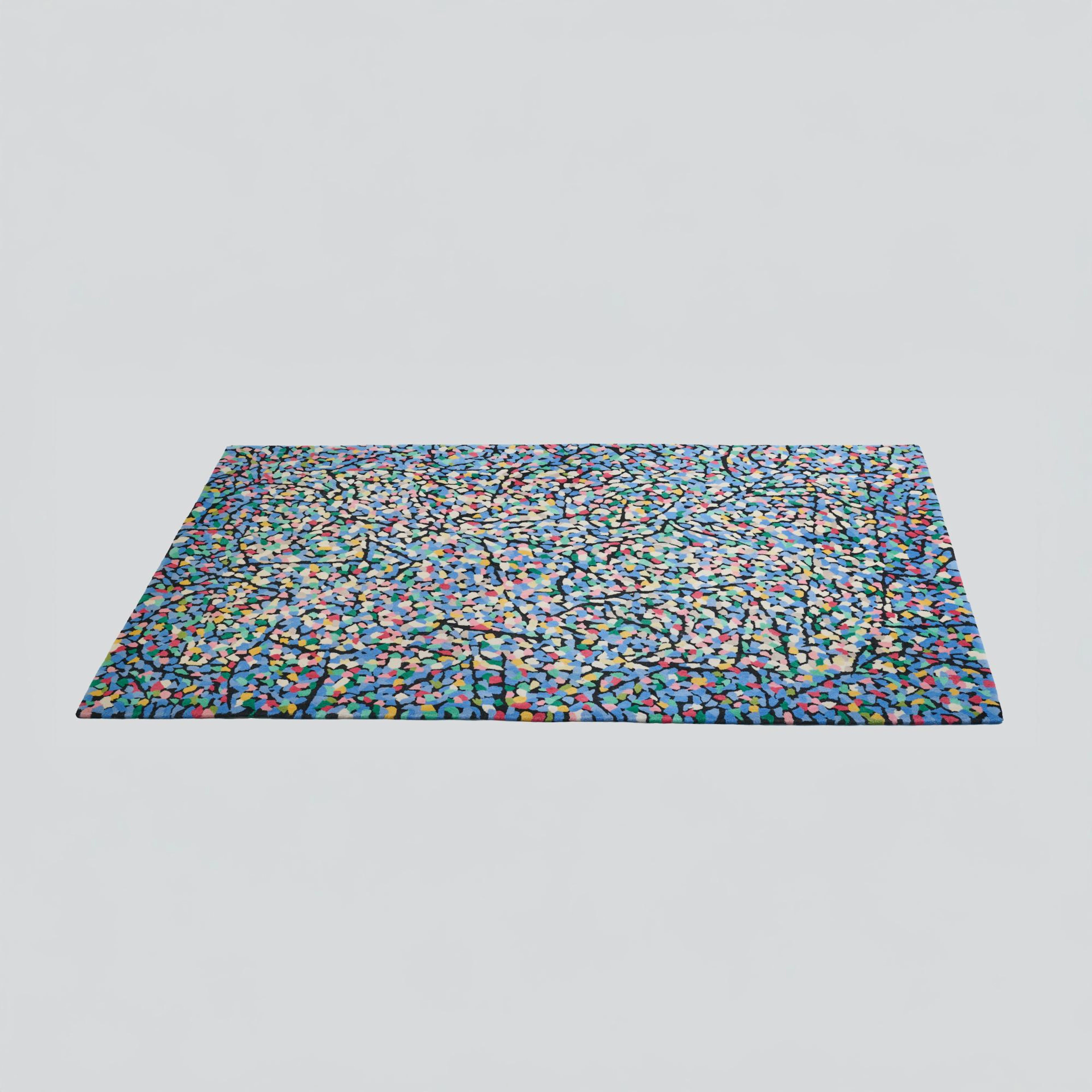 Linde Burkhardt Teppich 'La Fontaine' aus der 'Follies'-Serie, 1993