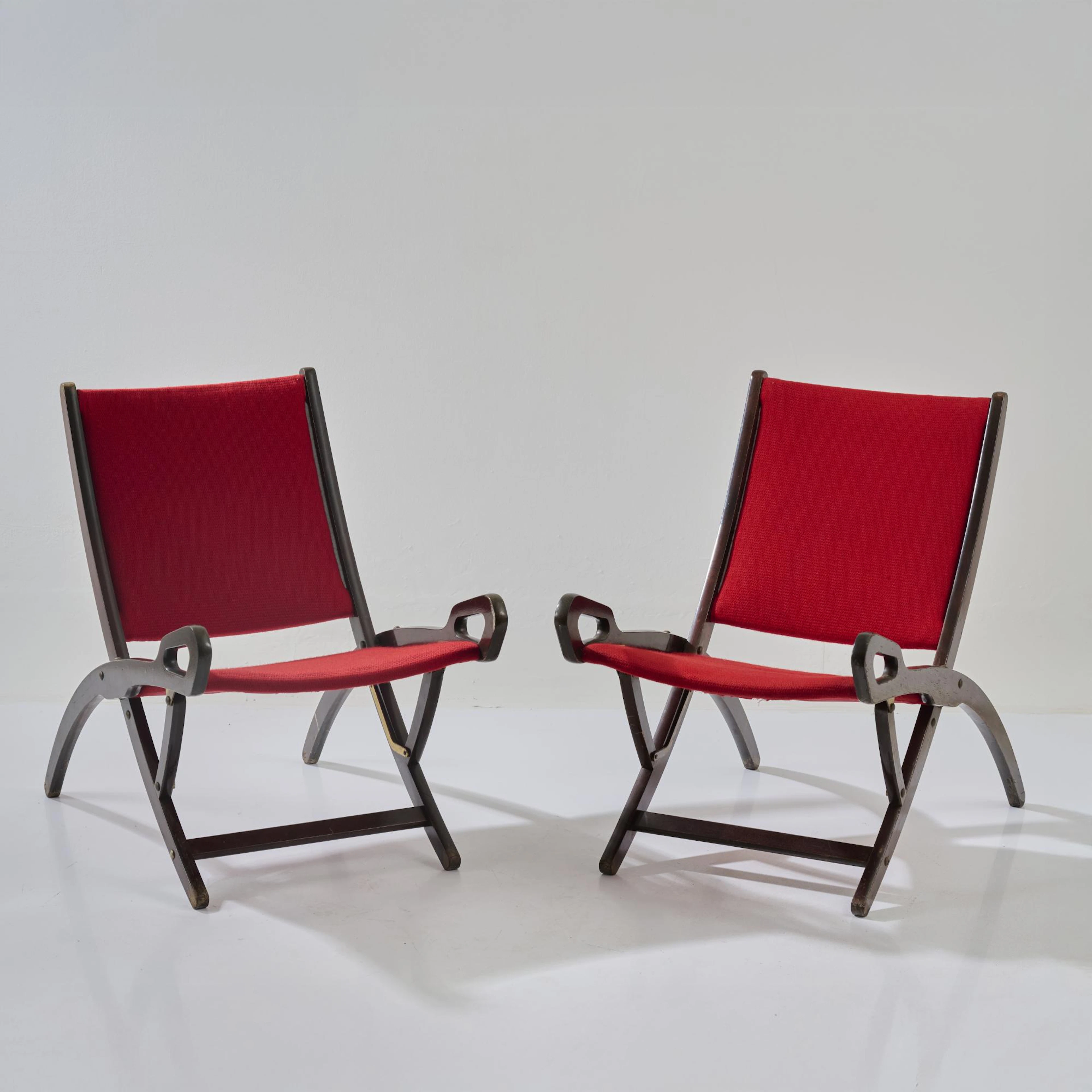 Gio Ponti Zwei Klappsessel 'Ninfea', 1958 (Entwurf)