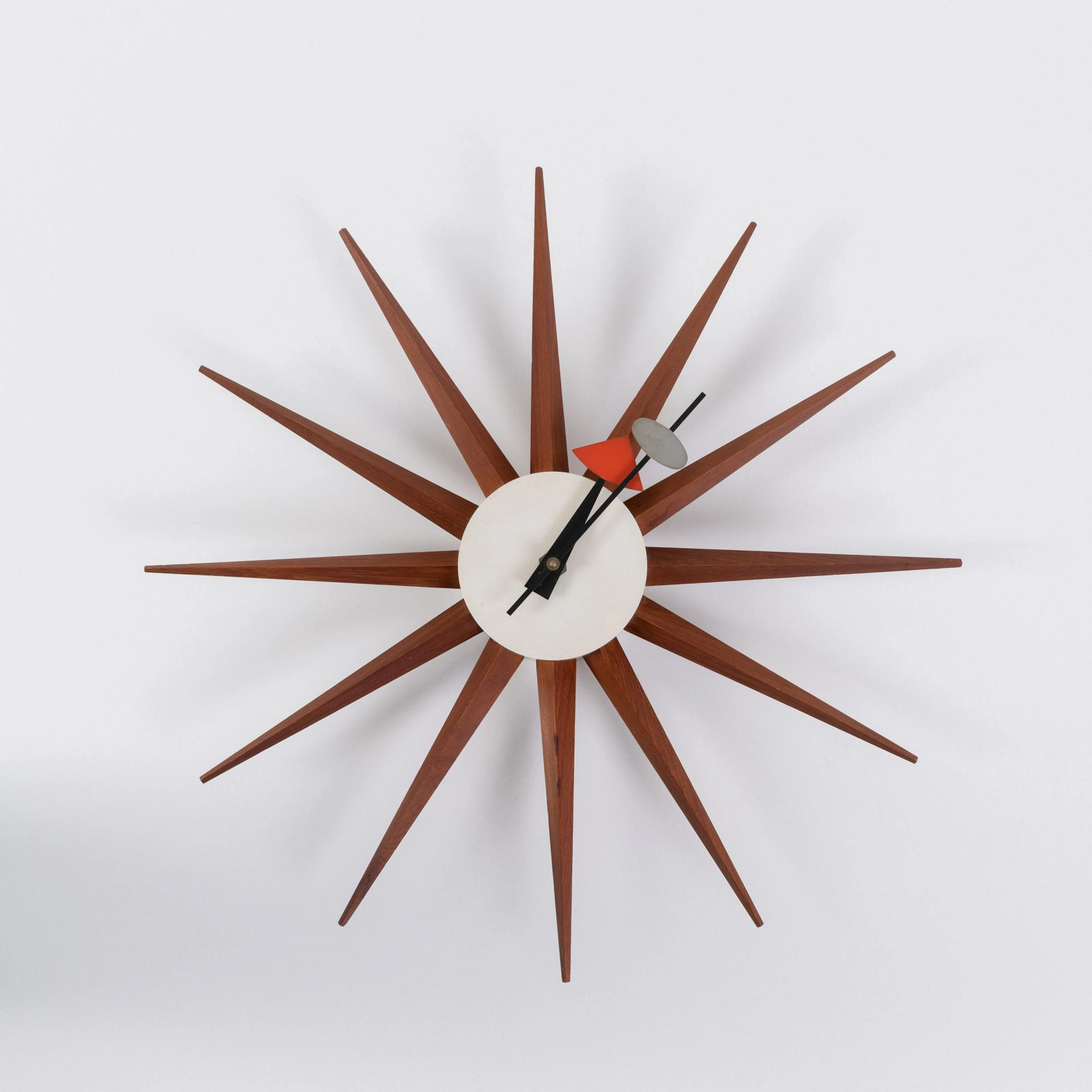 George Nelson Wanduhr 'Sunburst', 1952/53 (Entwurf)