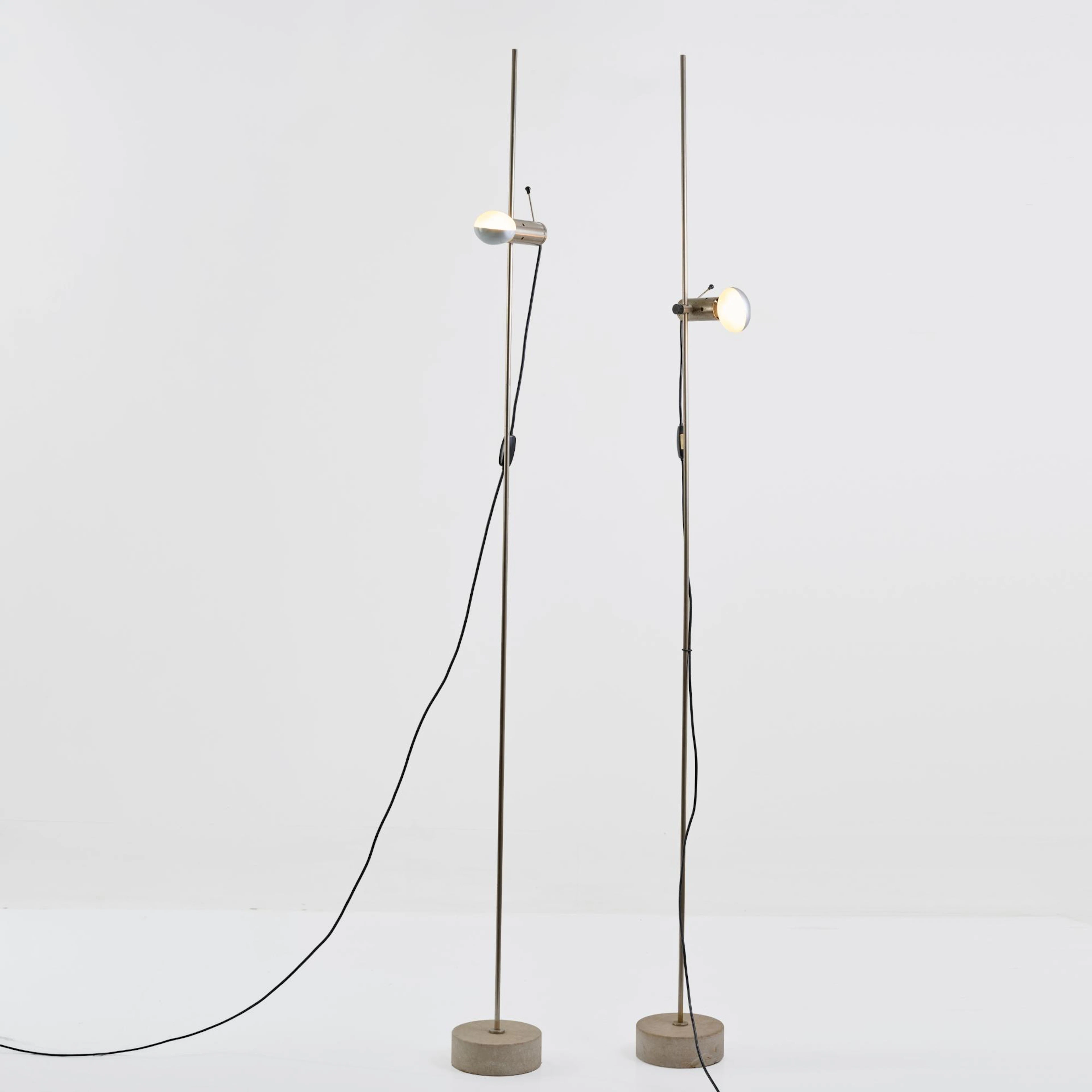 Tito Agnoli Zwei Stehleuchten '252', 1954/55 (Entwurf)