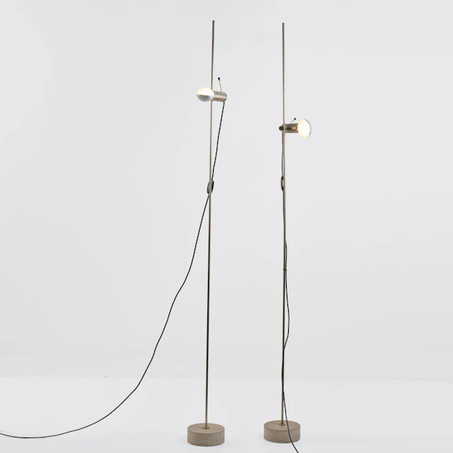 Tito Agnoli Zwei Stehleuchten '252', 1954/55 (Entwurf)