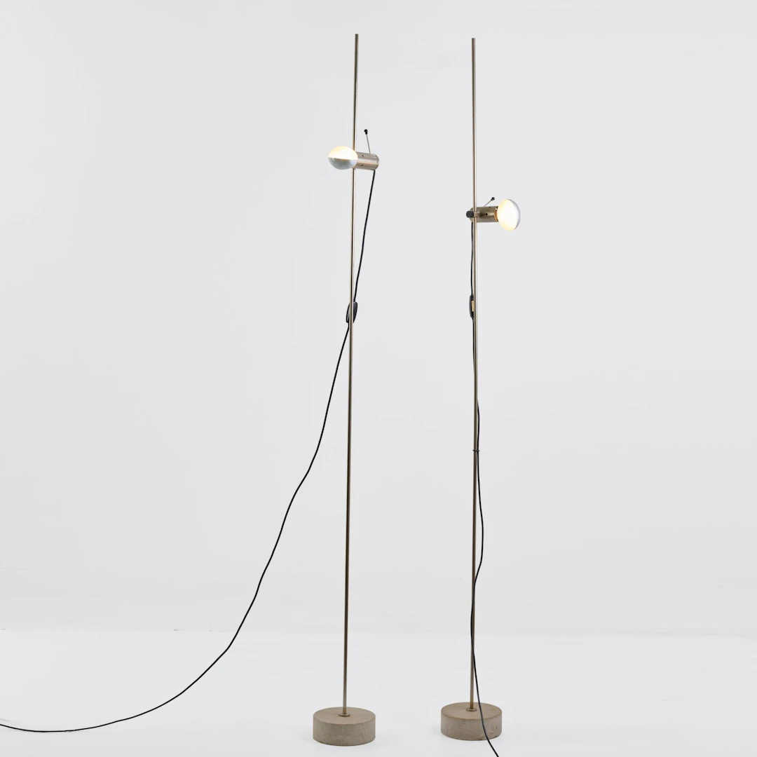 Tito Agnoli Zwei Stehleuchten '252', 1954/55 (Entwurf)