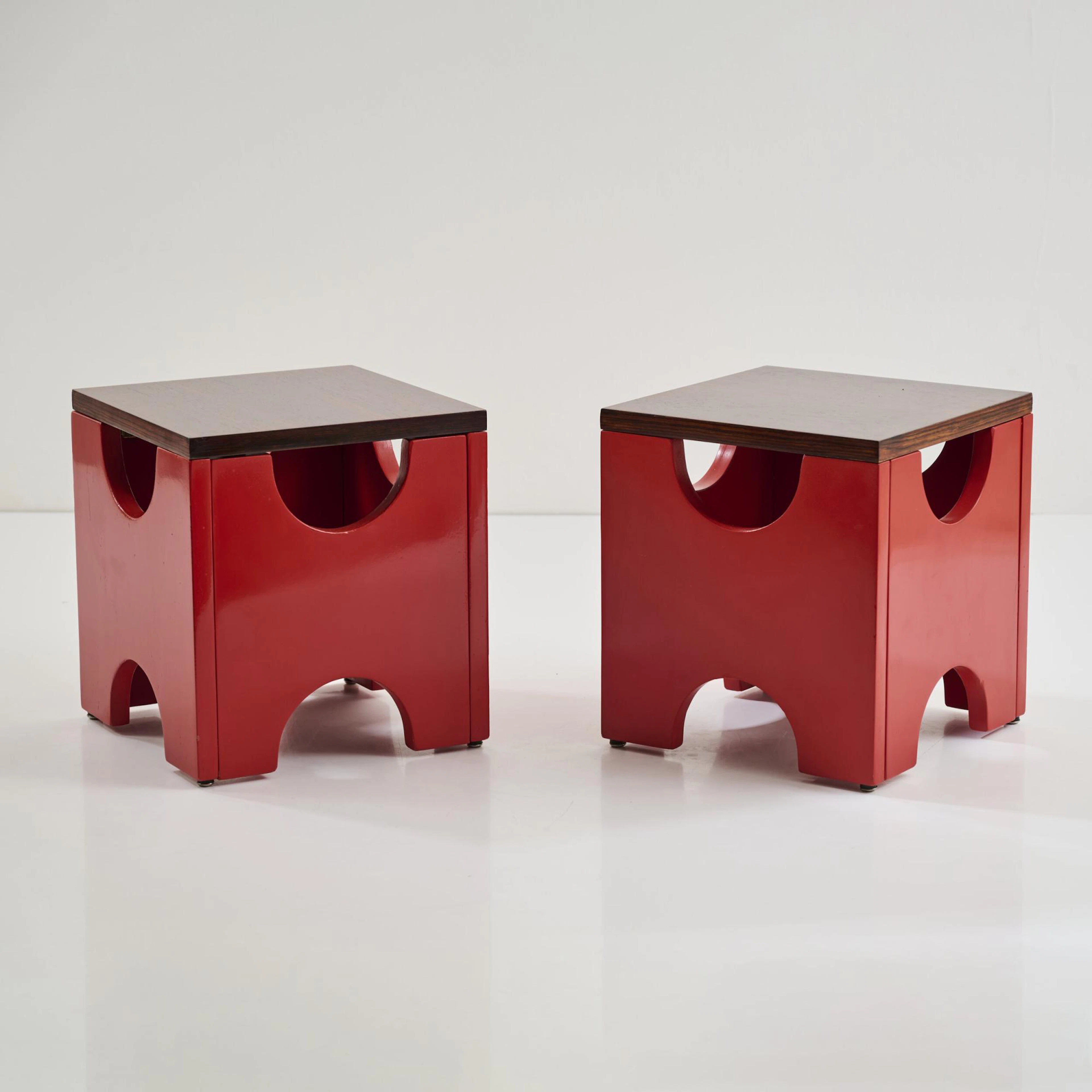 Ettore Sottsass Zwei Beistelltische 'Dado' - 'T29', 1963 (Entwurf)