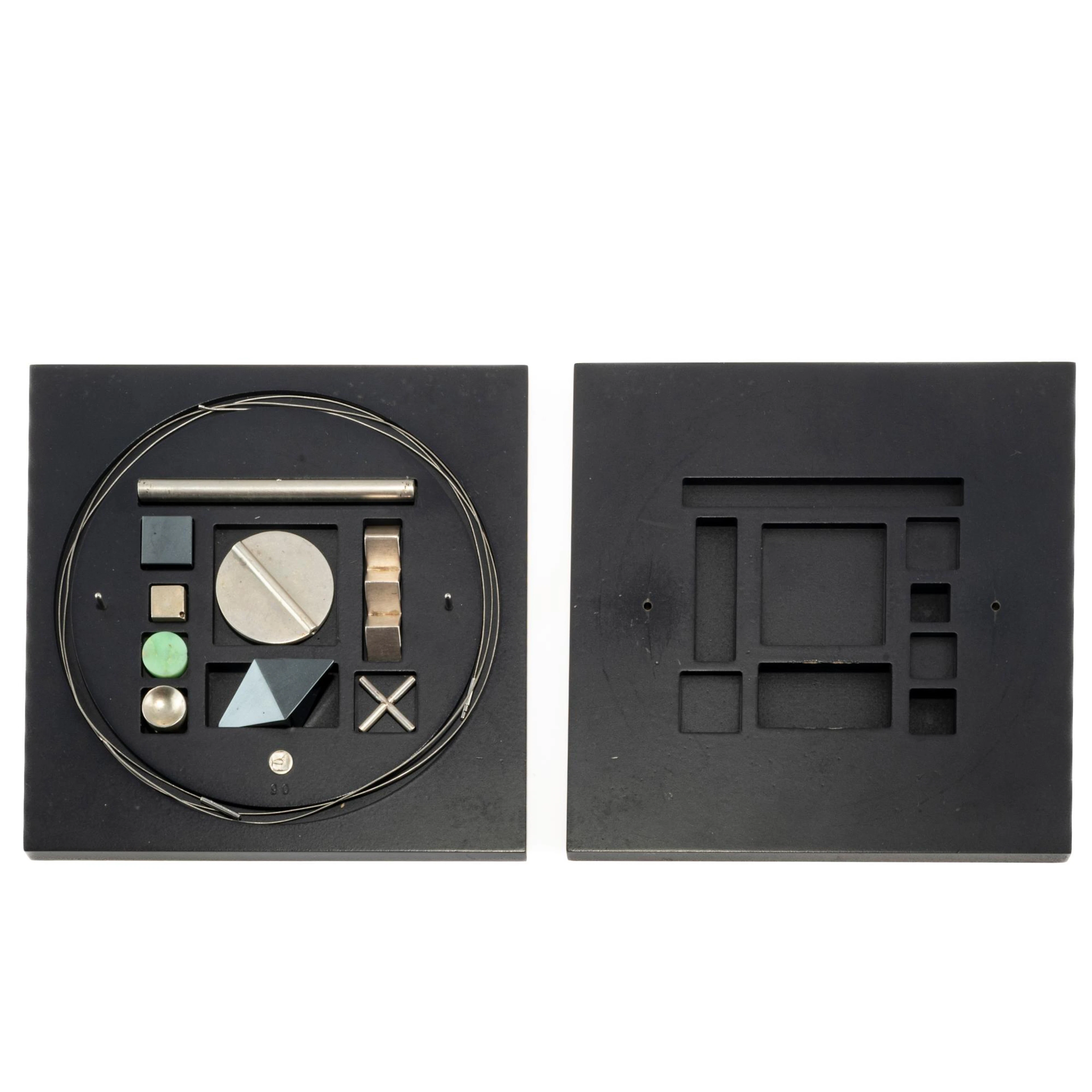 Hermann Jünger (1928 Hanau - 2005 Pöring bei München) 9-teilige Schmuckbox