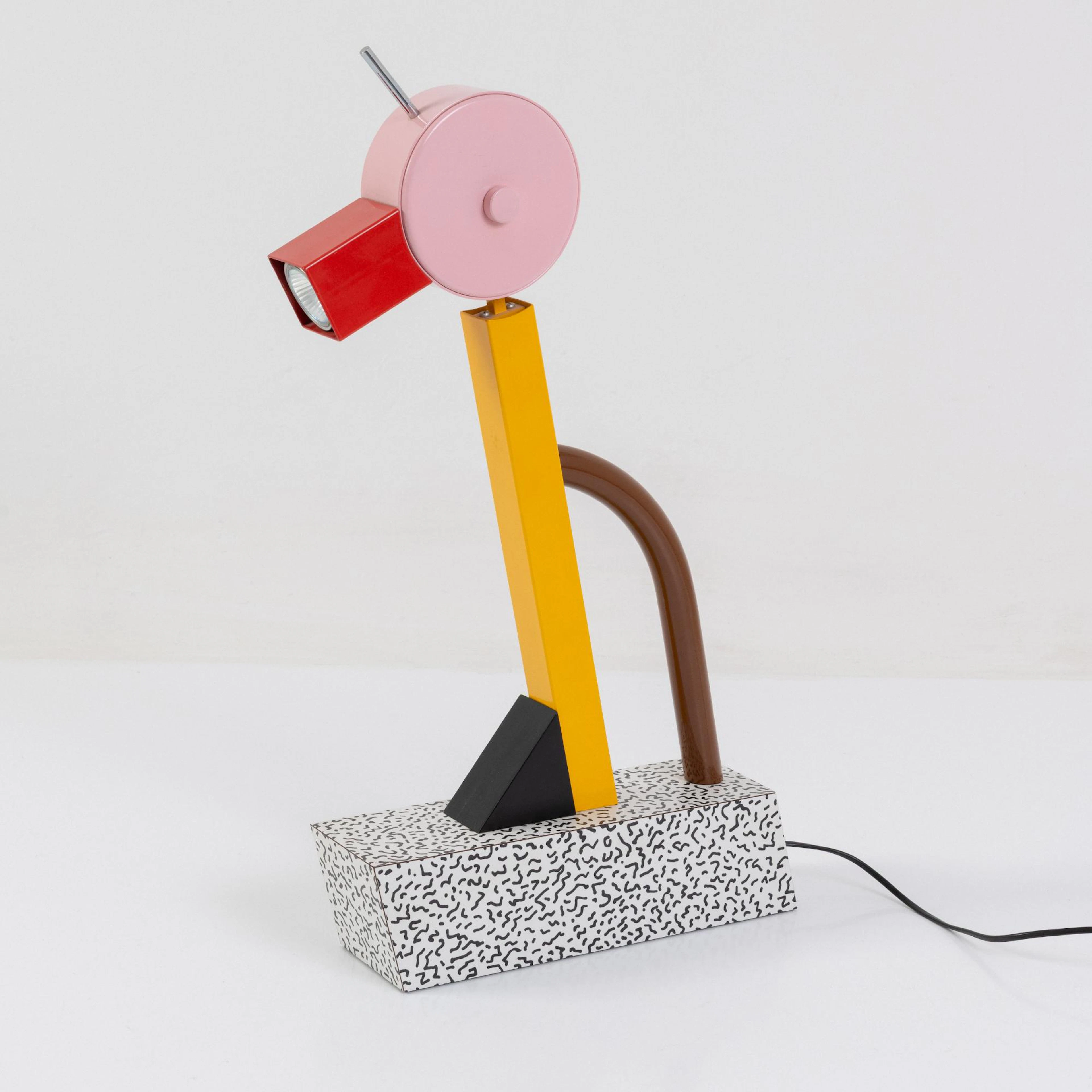 Ettore Sottsass Tischleuchte 'Tahiti', 1981 (Entwurf)