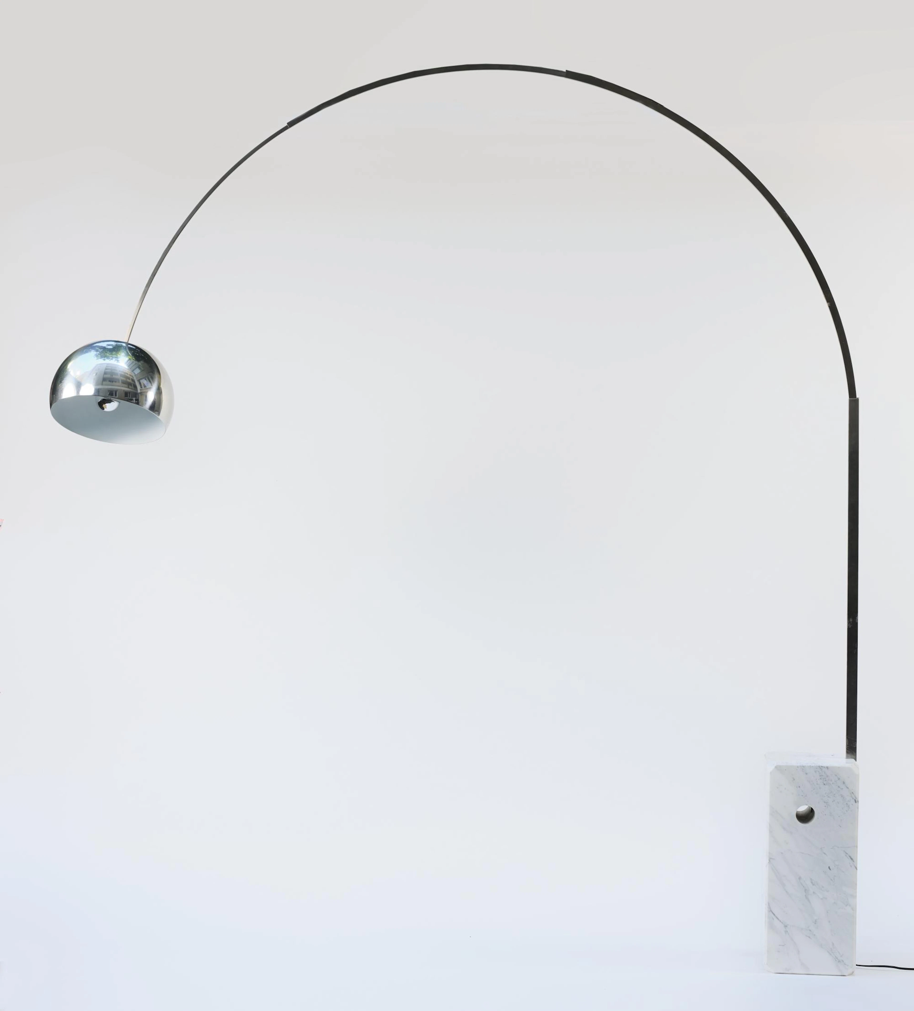 Achille Castiglioni; Pier Giacomo Castiglioni Bogenleuchte 'Arco', 1962