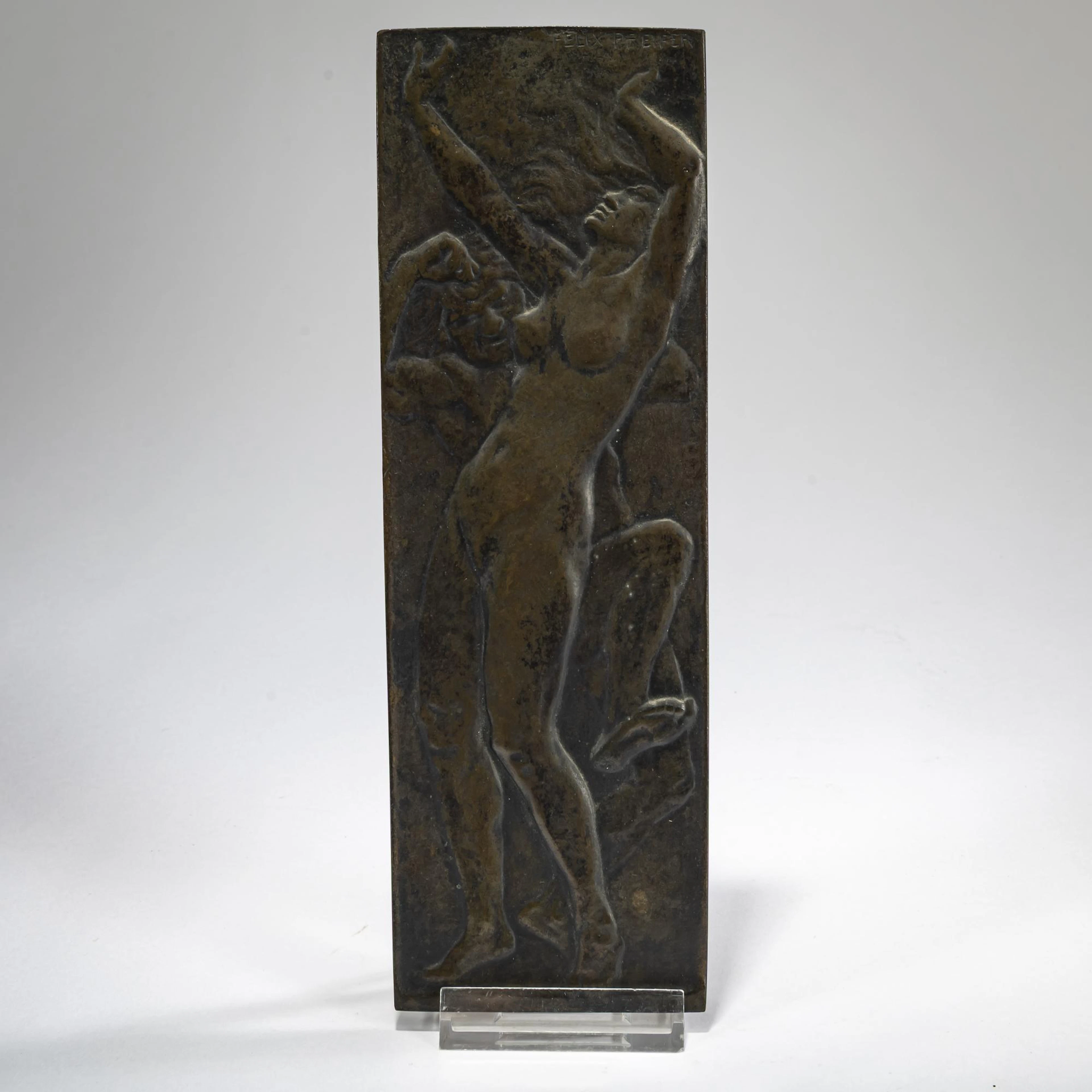 Felix Pfeifer Relief 'Satyr und Nymphe', um 1930