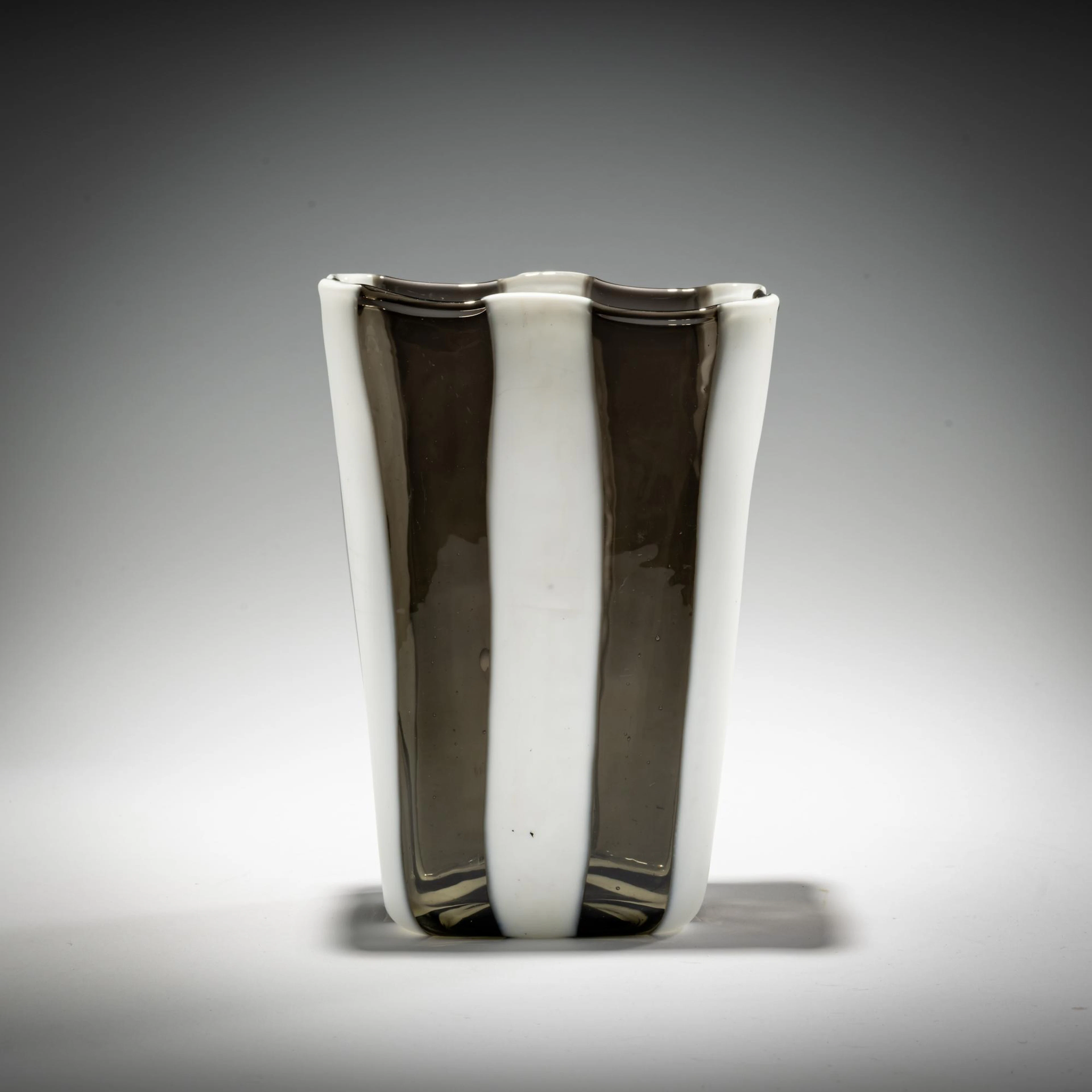 Gio Ponti Vase 'A fasce verticali', 1950er Jahre