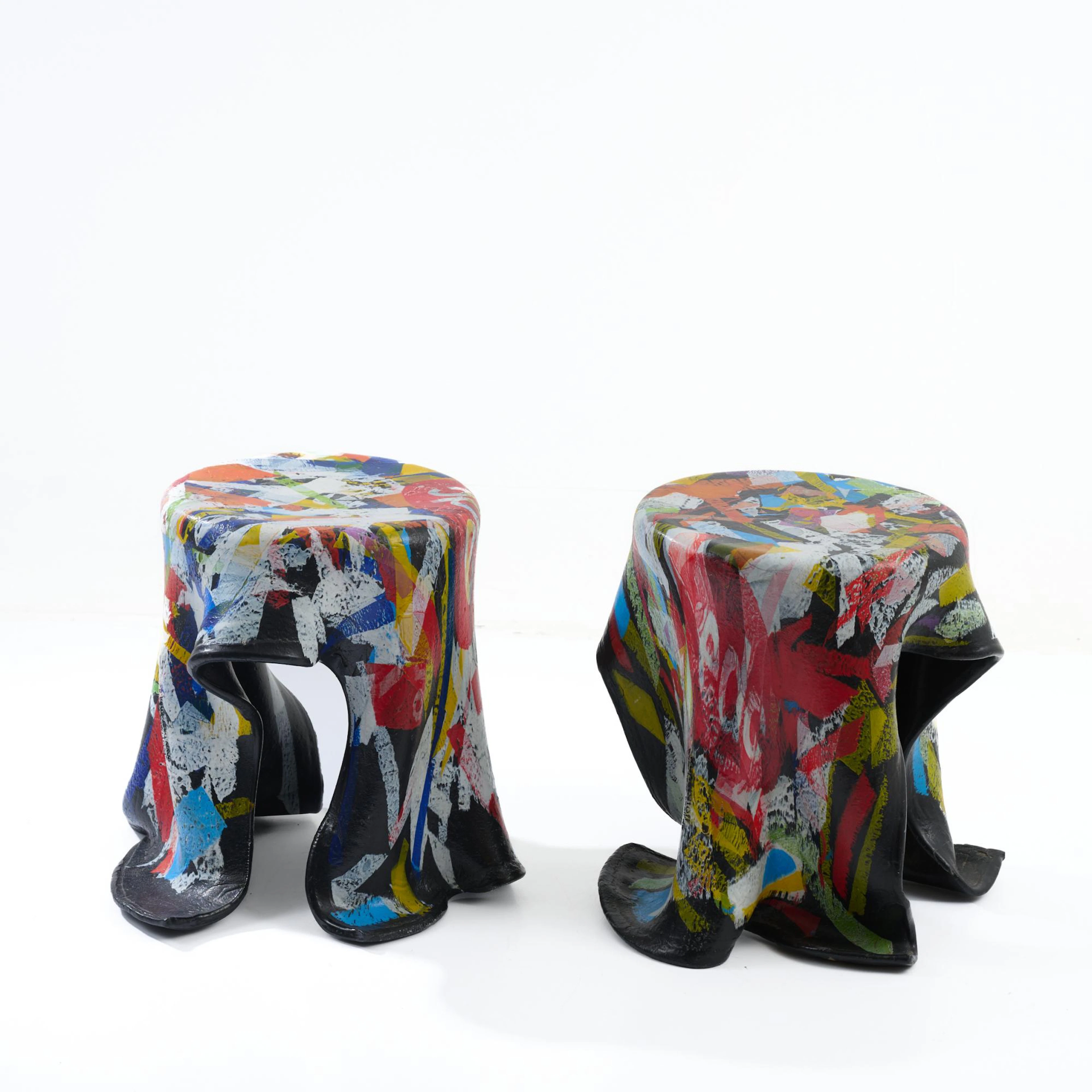Beata Bär; Hartmut Knell; Gerhard Bär Zwei Hocker 'Esprit', 2003 (Entwurf)