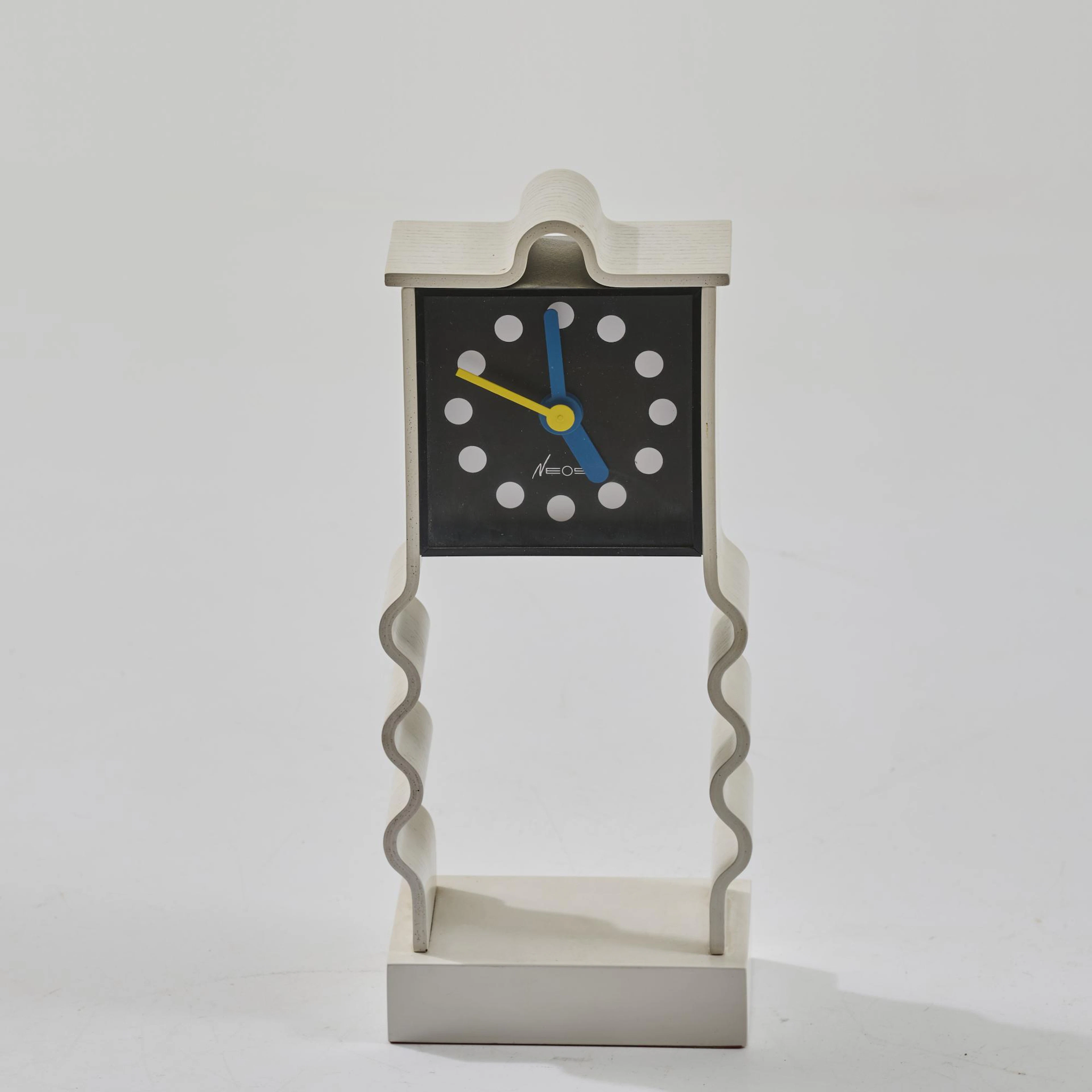 Nathalie Du Pasquier Tischuhr, 1980er Jahre (Entwurf)