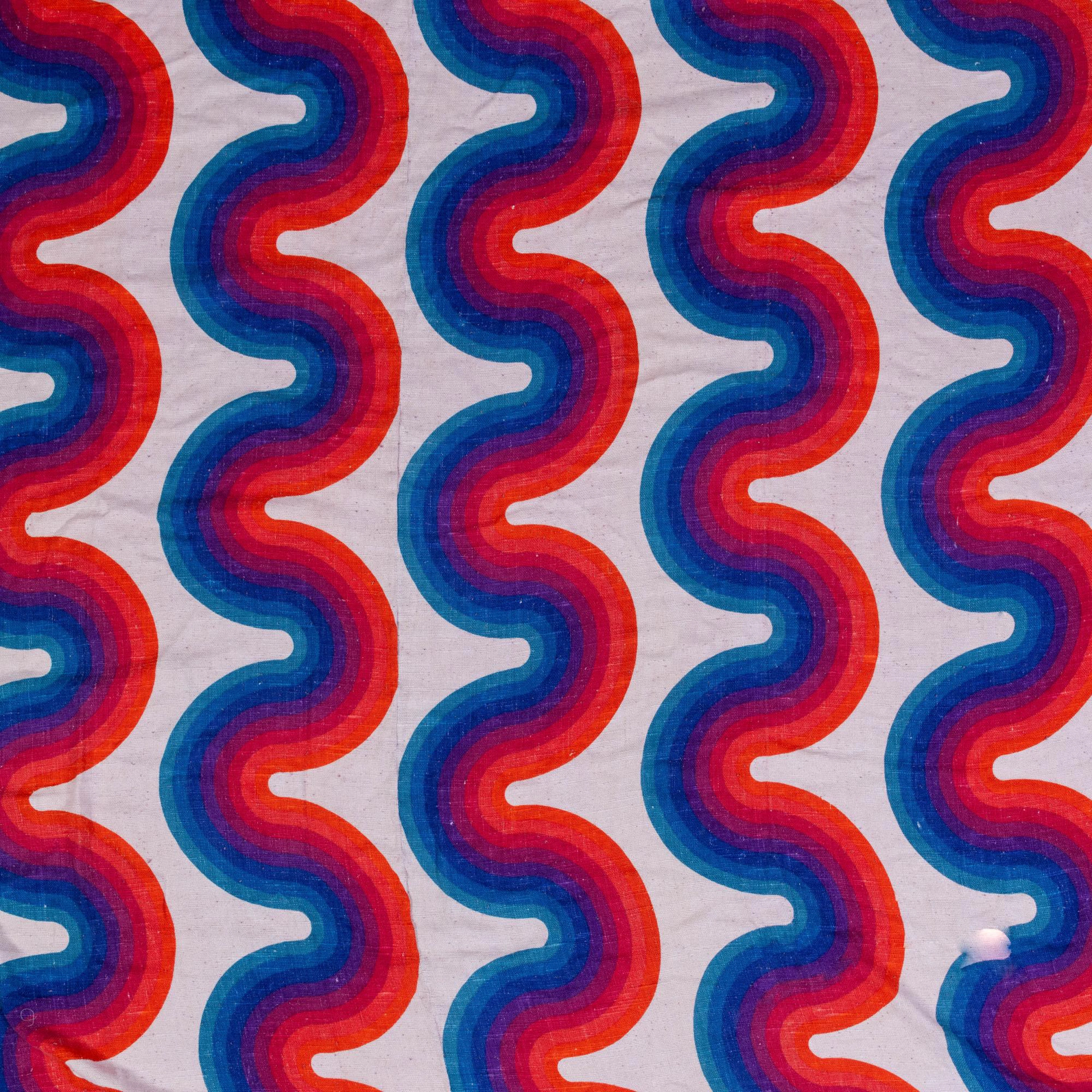 Verner Panton Stoff 'Kurve', 1969-71 (Entwurf)
