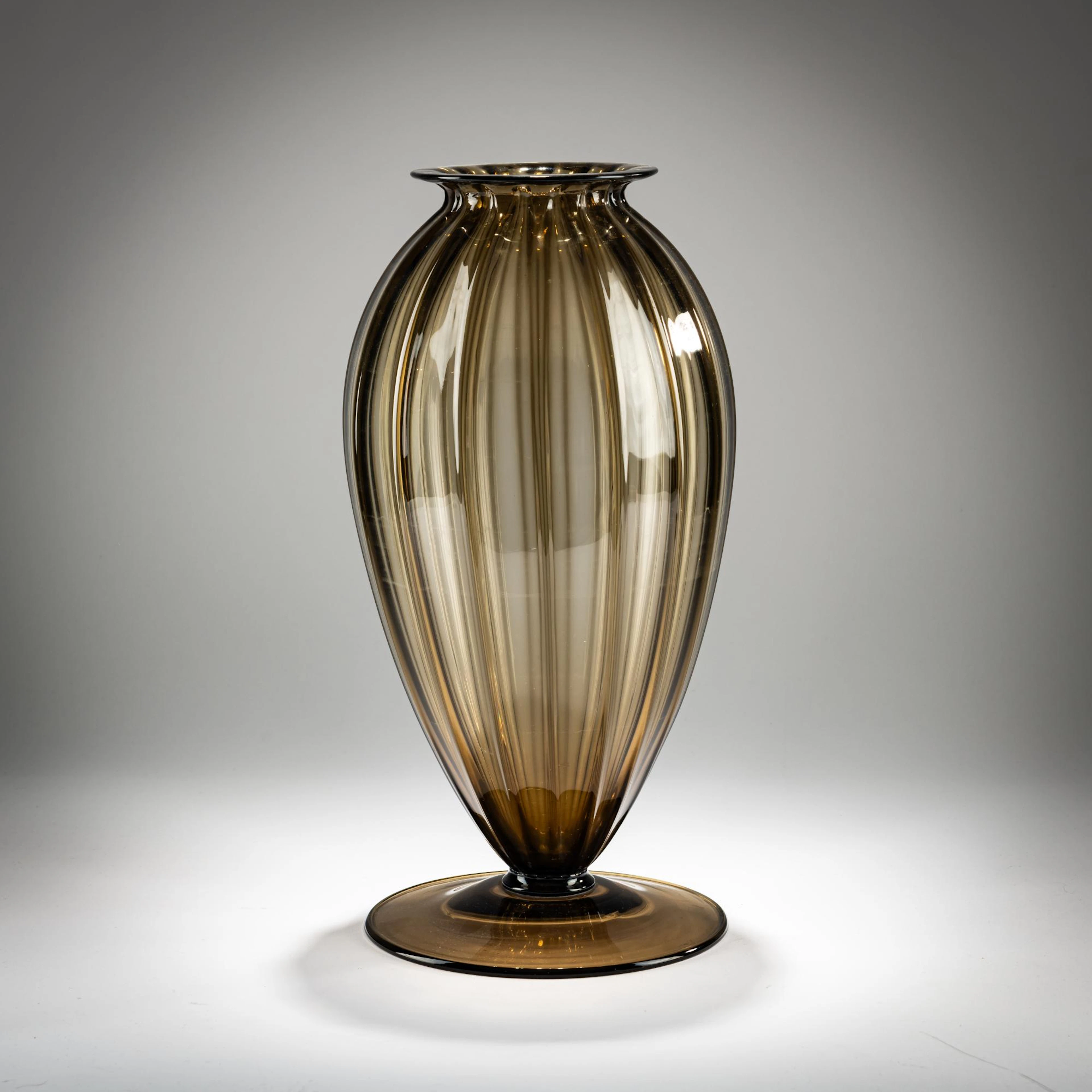 Napoleone Martinuzzi (zugeschrieben) Vase 'Costolato', 1925/26