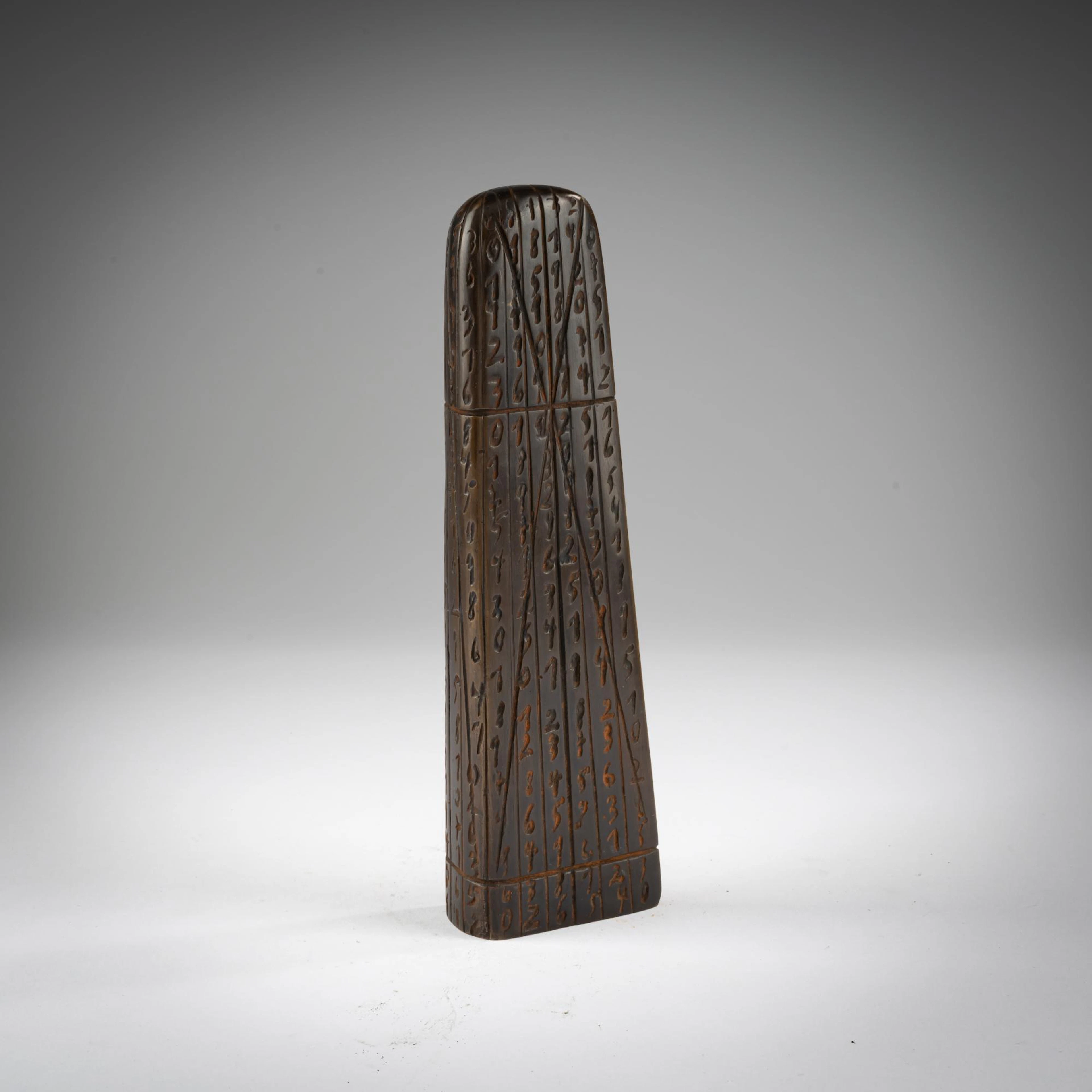 Rainer Kriester (1935 Plauen - 2002 Vendone) Skulptur 'Kalenderkopf 3', 1995