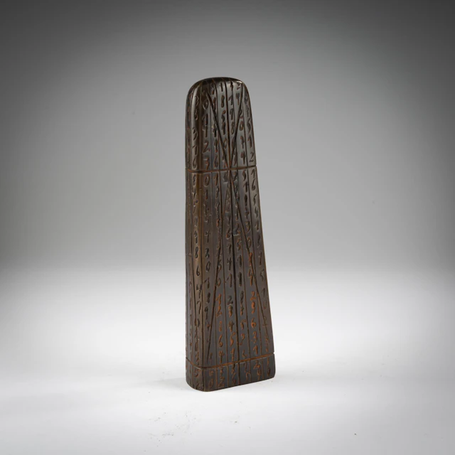Rainer Kriester (1935 Plauen - 2002 Vendone) Skulptur 'Kalenderkopf 3', 1995