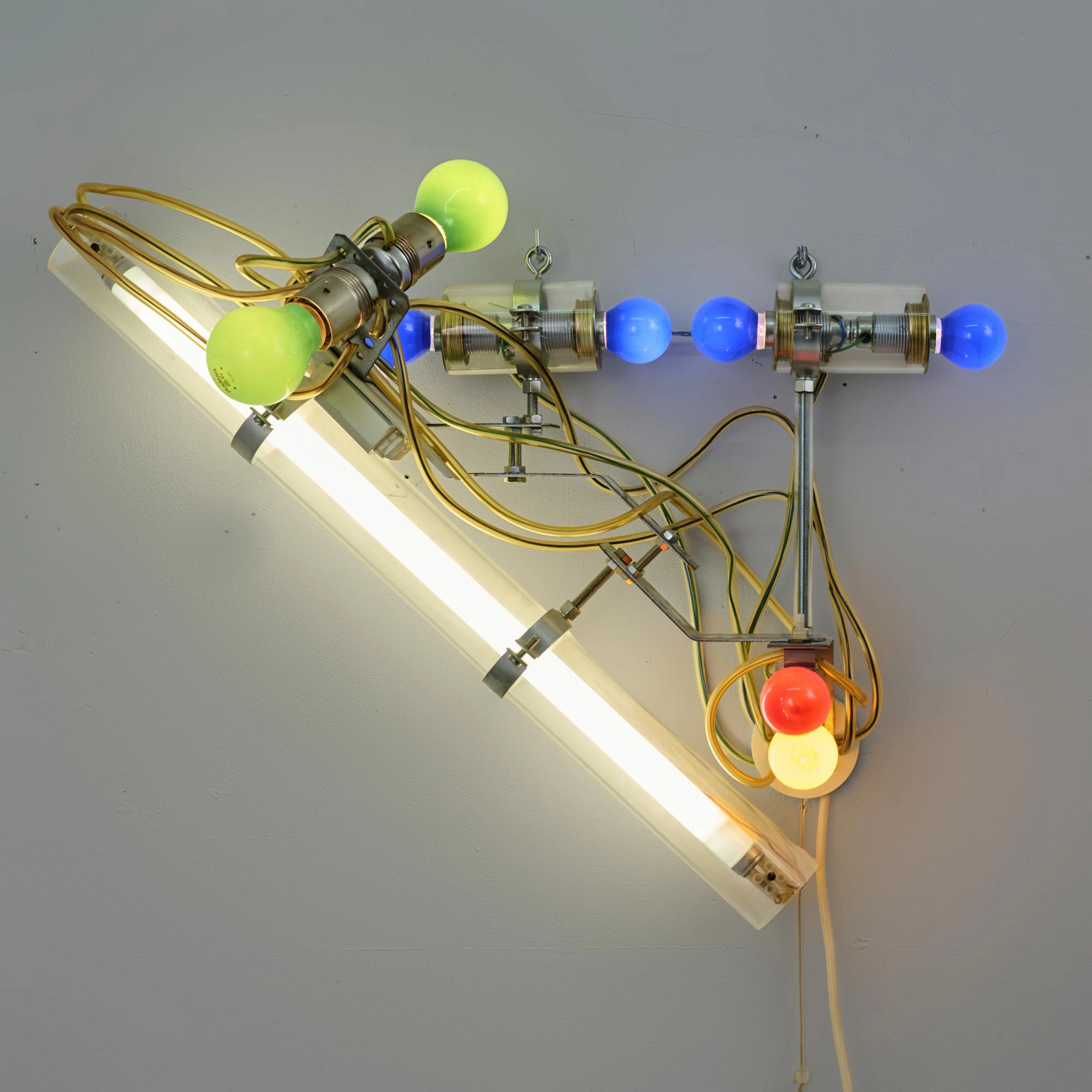 Klaus Geldmacher Lichtobjekt '(ON 121) - variabel', 1995 (Entwurf)