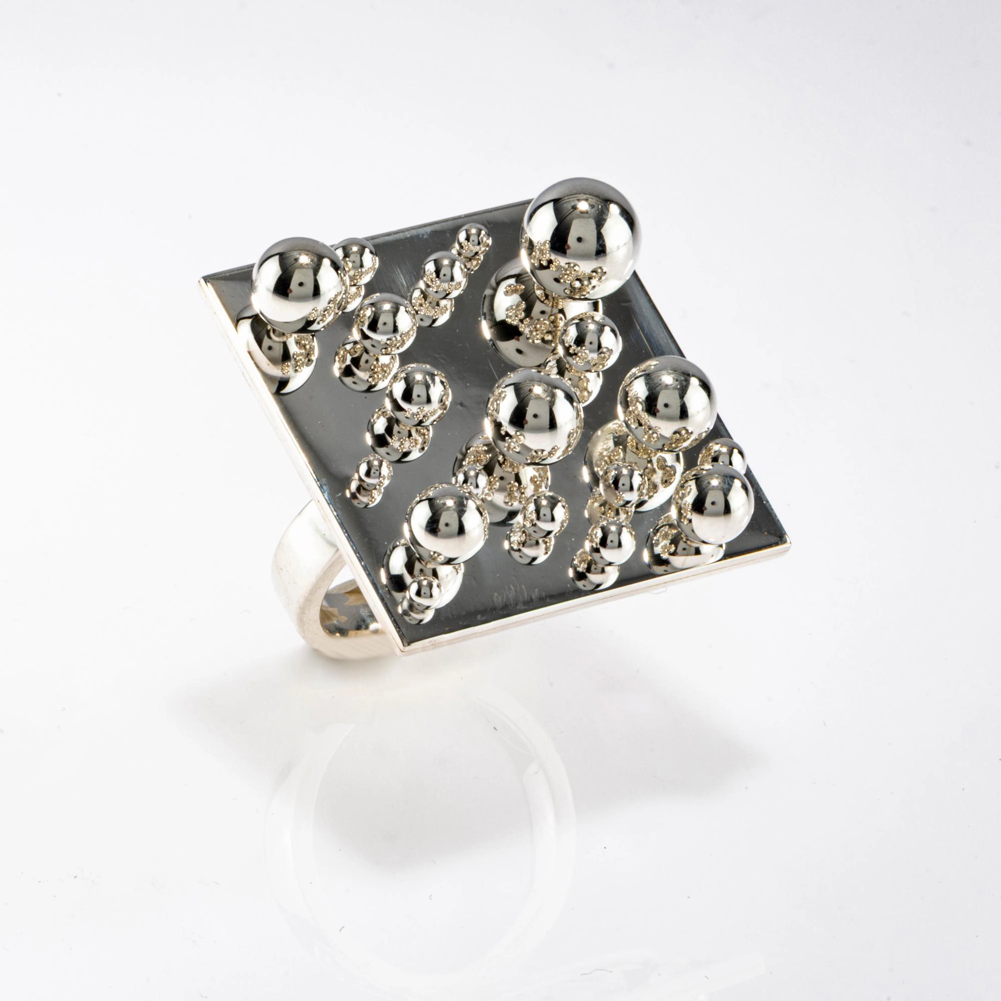 Pol Bury (1922 Haine-Saint-Pierre - 2005 Paris) Kinetischer Ring 'Square', 2005