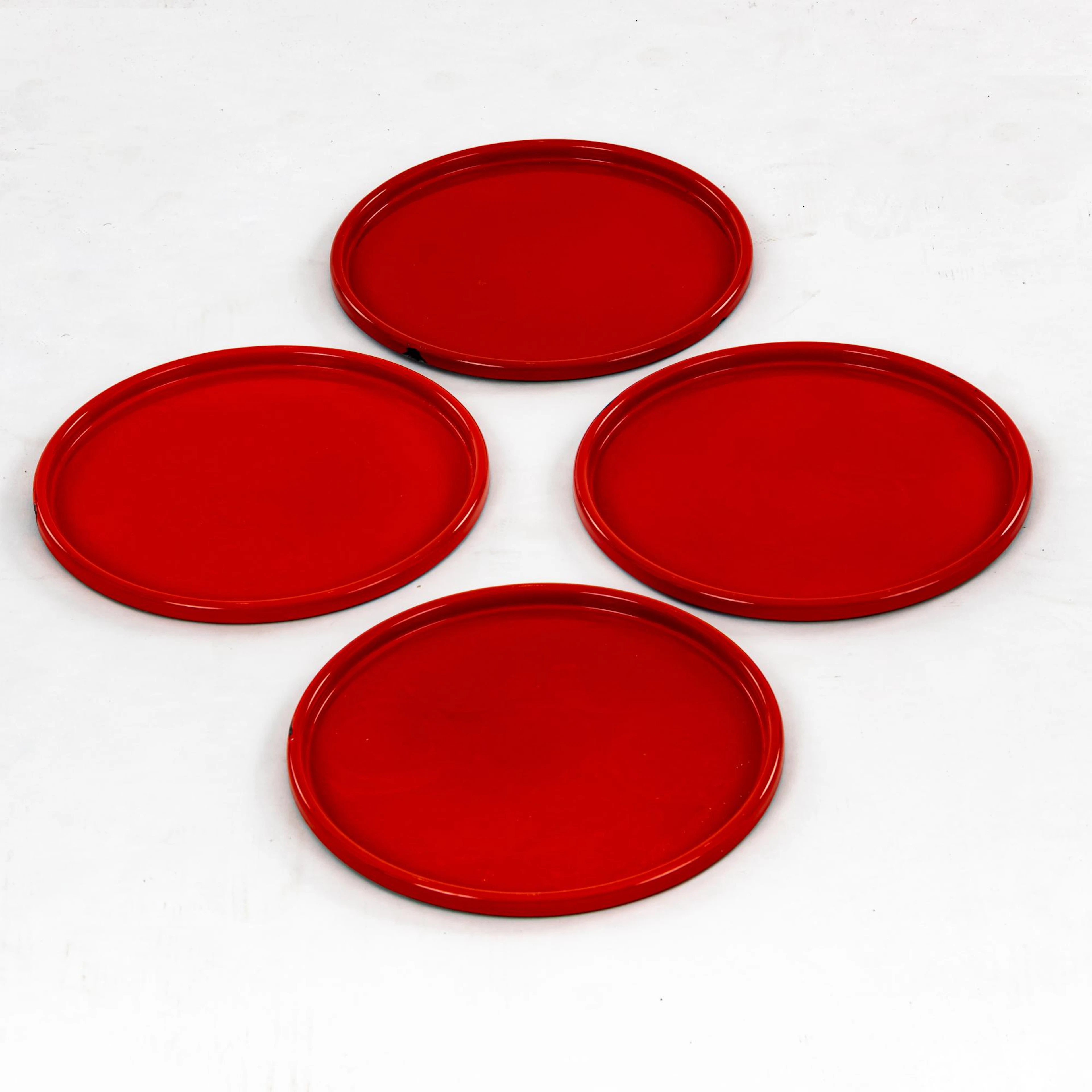 Verner Panton Vier Tabletts, 1969 (Entwurf)
