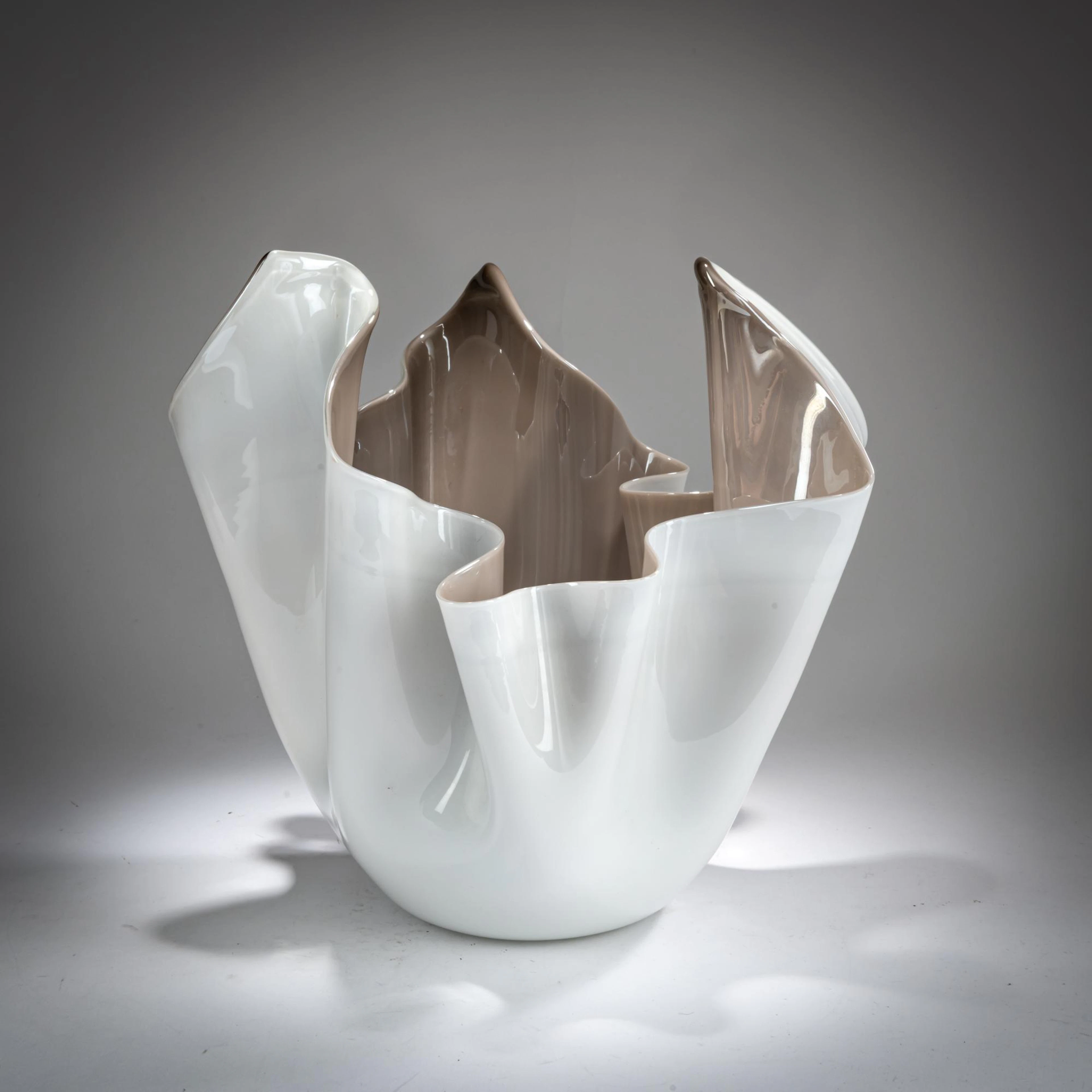 Fulvio Bianconi Vase 'Fazzoletto', um 1950
