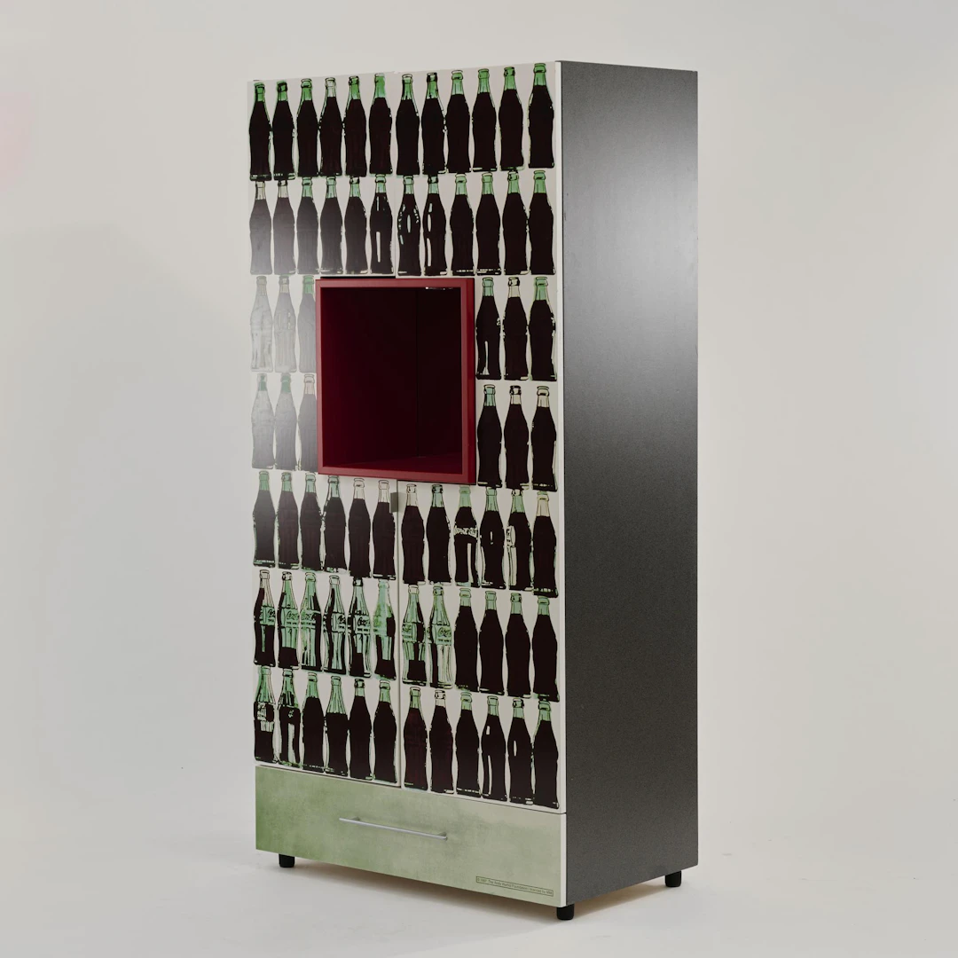 Andy Warhol Barschrank '210 Coca-Cola Bottles', 1962 (Entwurf)