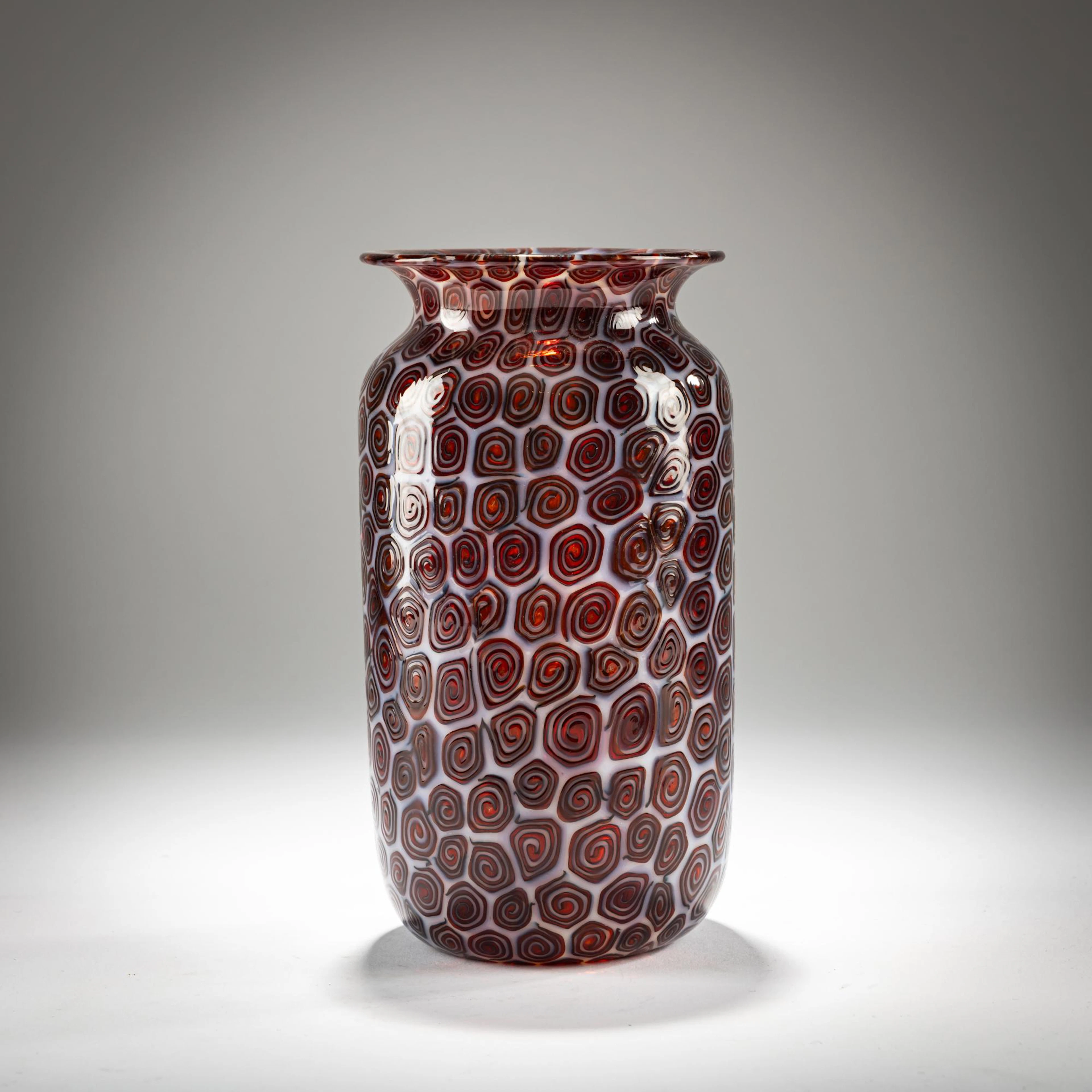 Renato Toso Vase 'Murrine spirale' oder 'Boboli', 1961-64