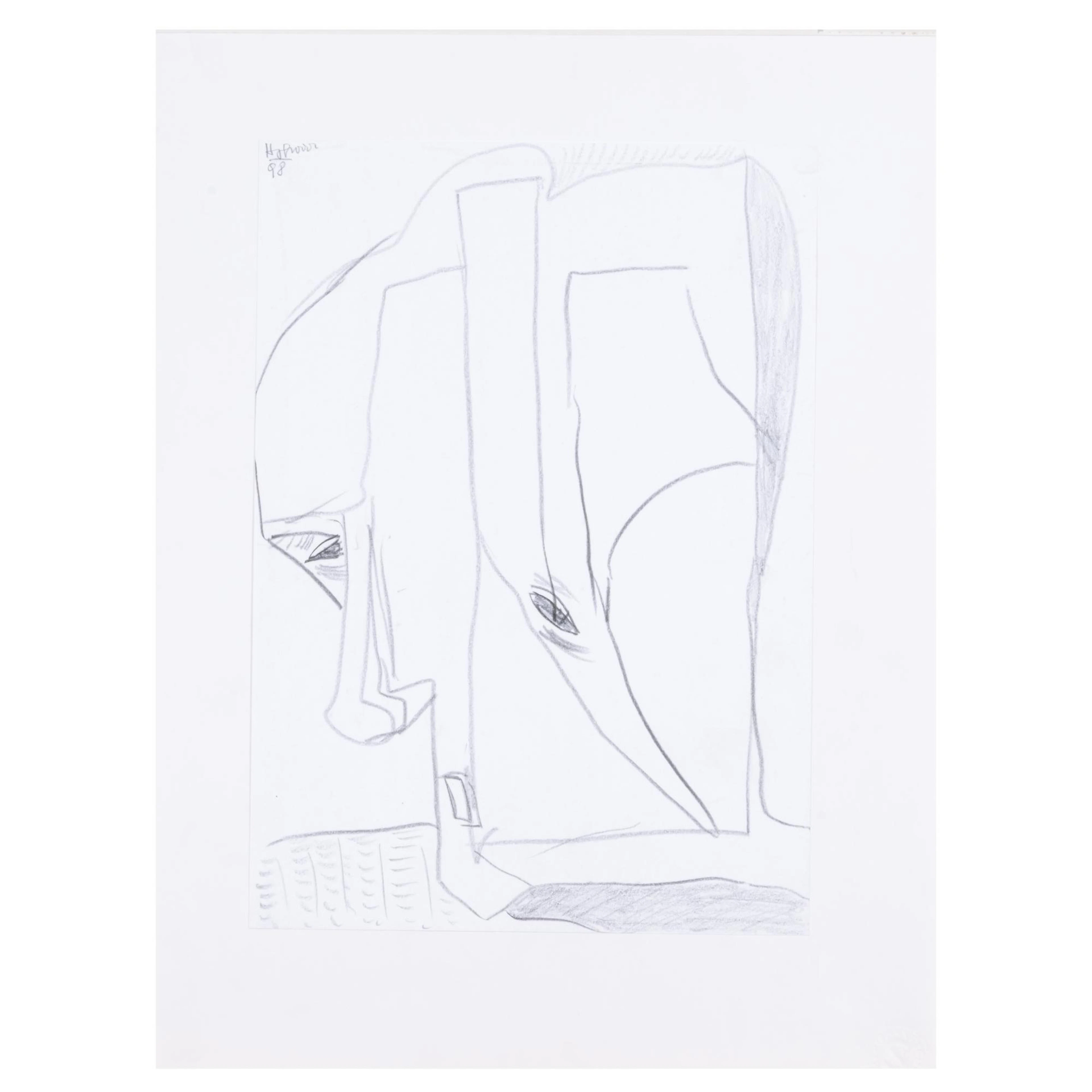 Kurt Hüpfner (1930 Wien - 2022 ebenda) Ohne Titel, 1998