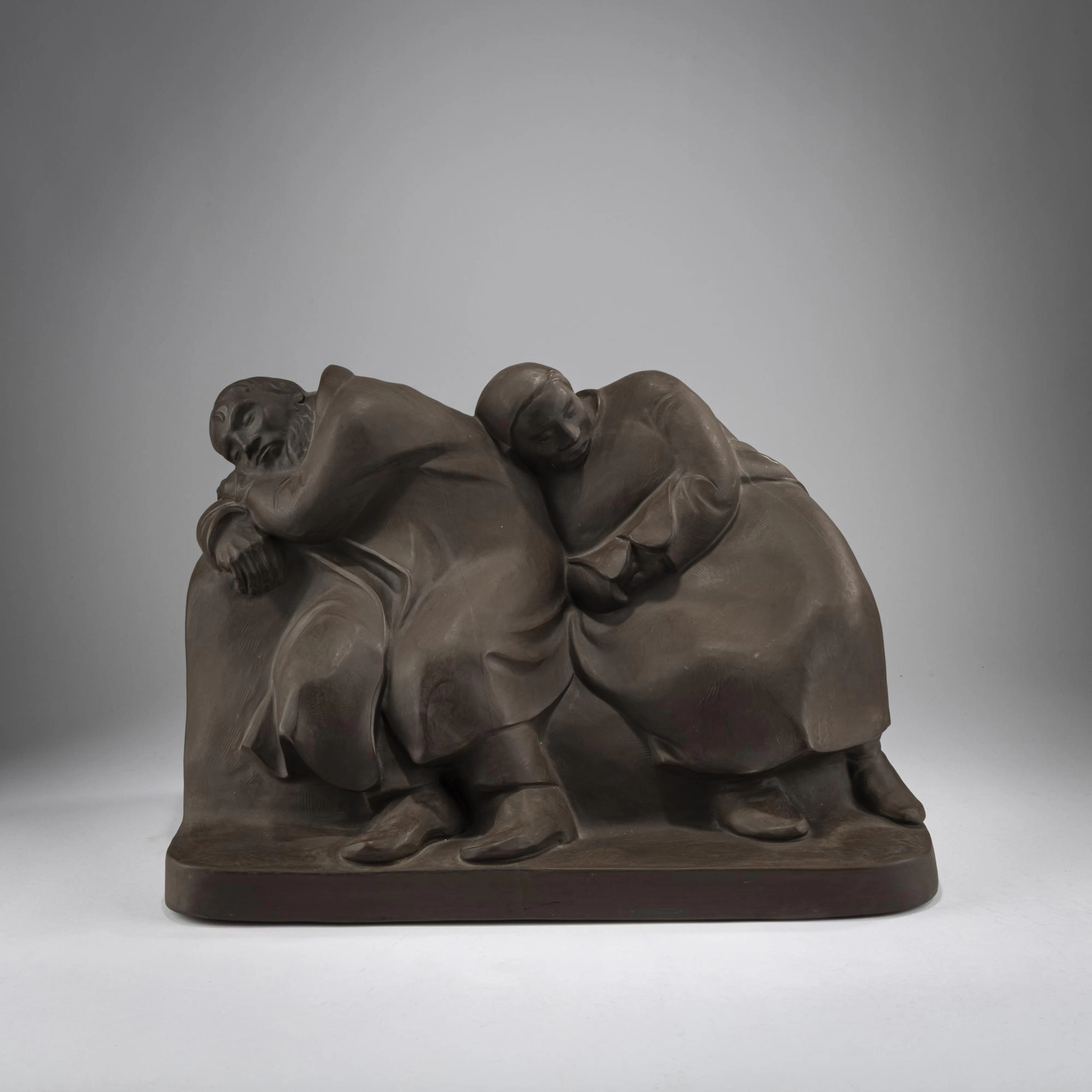Ernst Barlach 'Schlafende Vagabunden', 1912