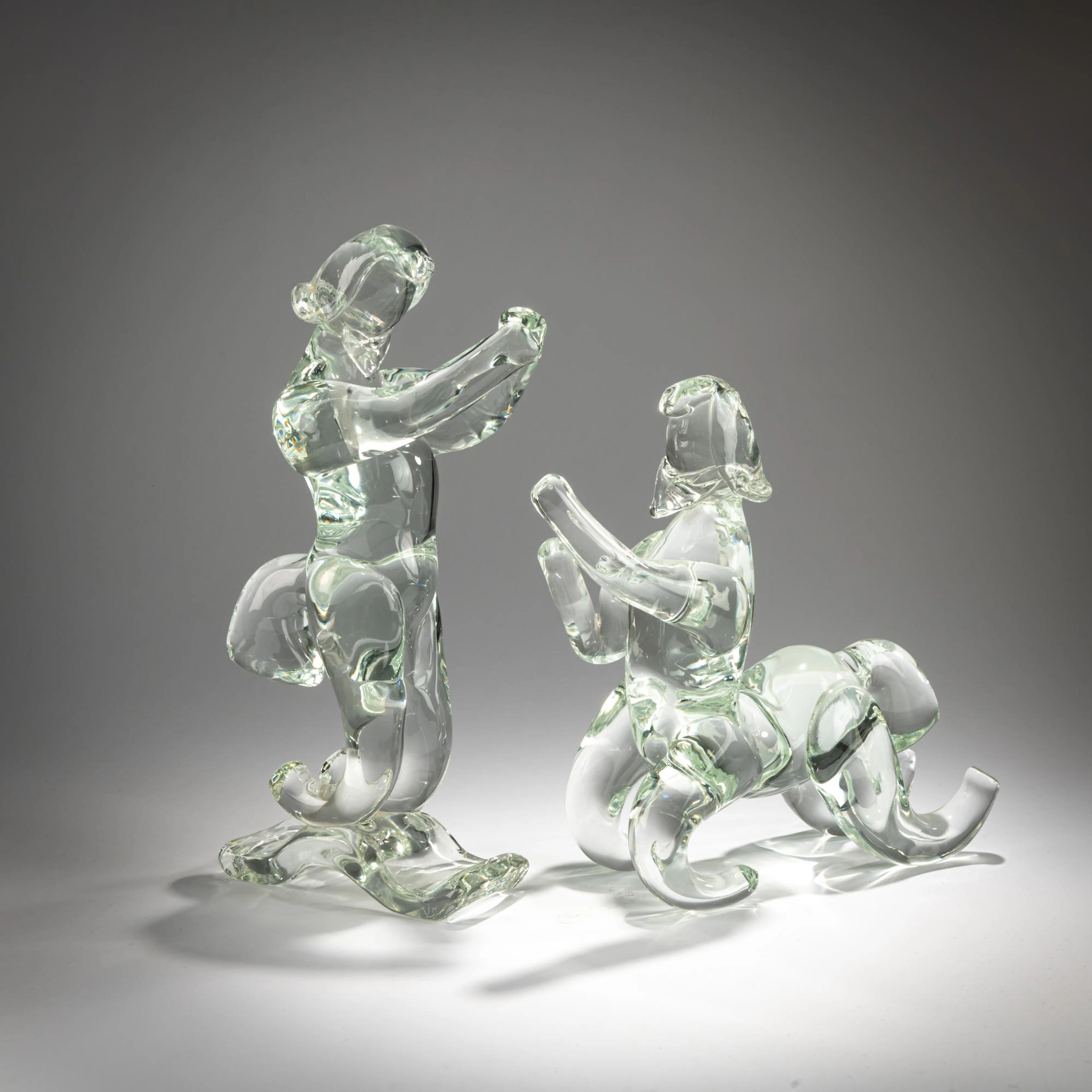 Ercole Barovier Zwei kämpfende Zentauren, 1933