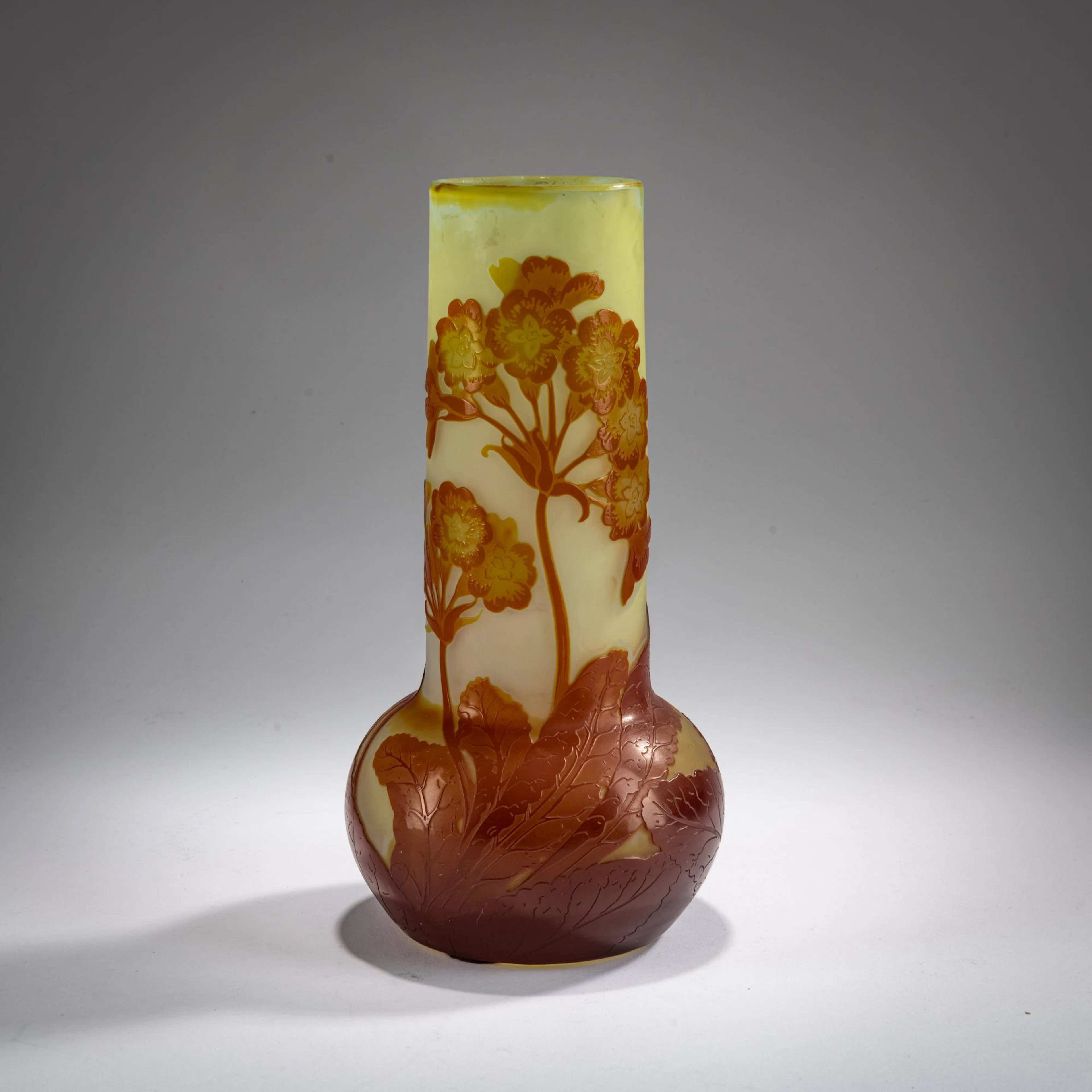Etablissements Gallé, Nancy Vase 'Primevères', 1908-20