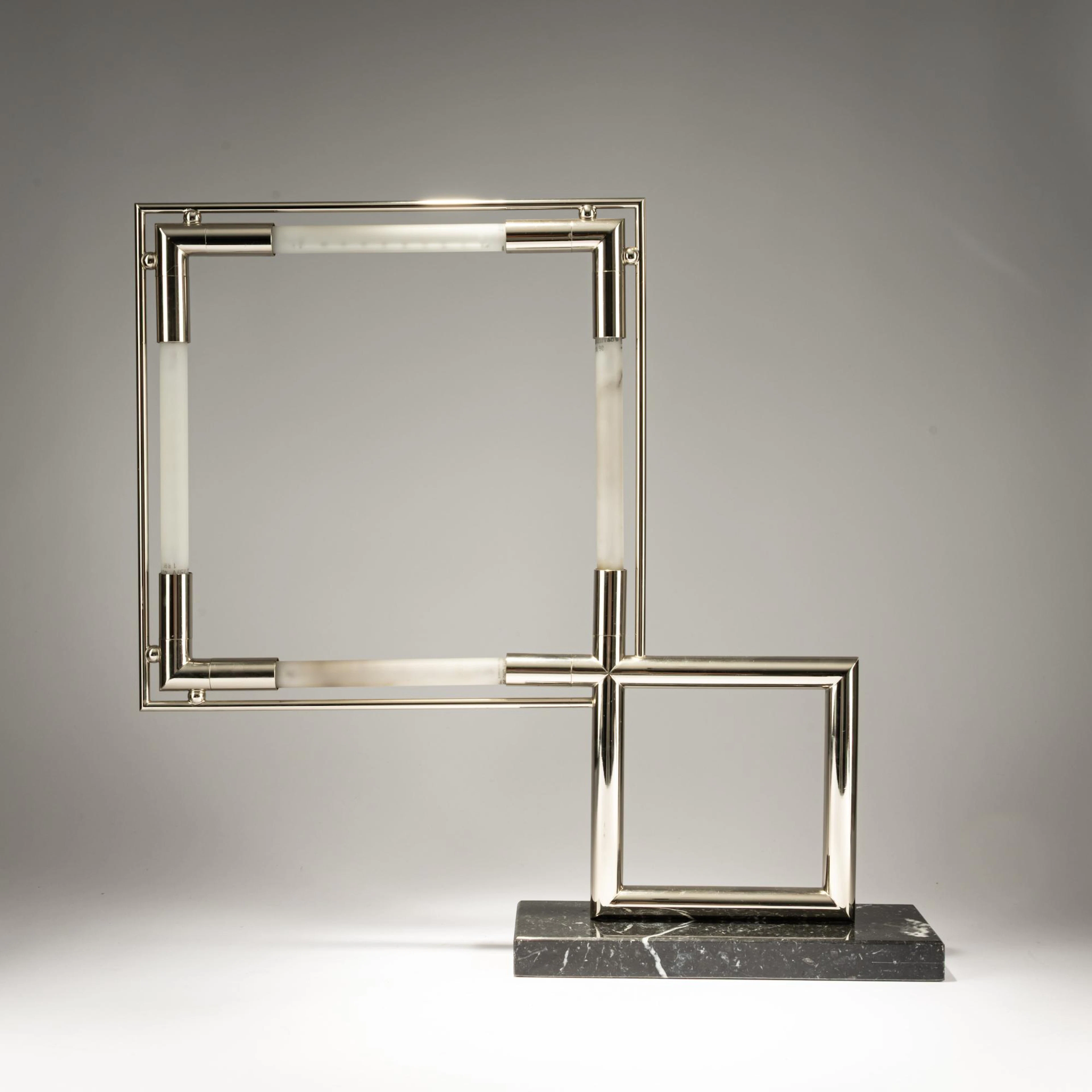 Jacques Adnet Tischleuchte 'Quadro', 1929 (Entwurf)