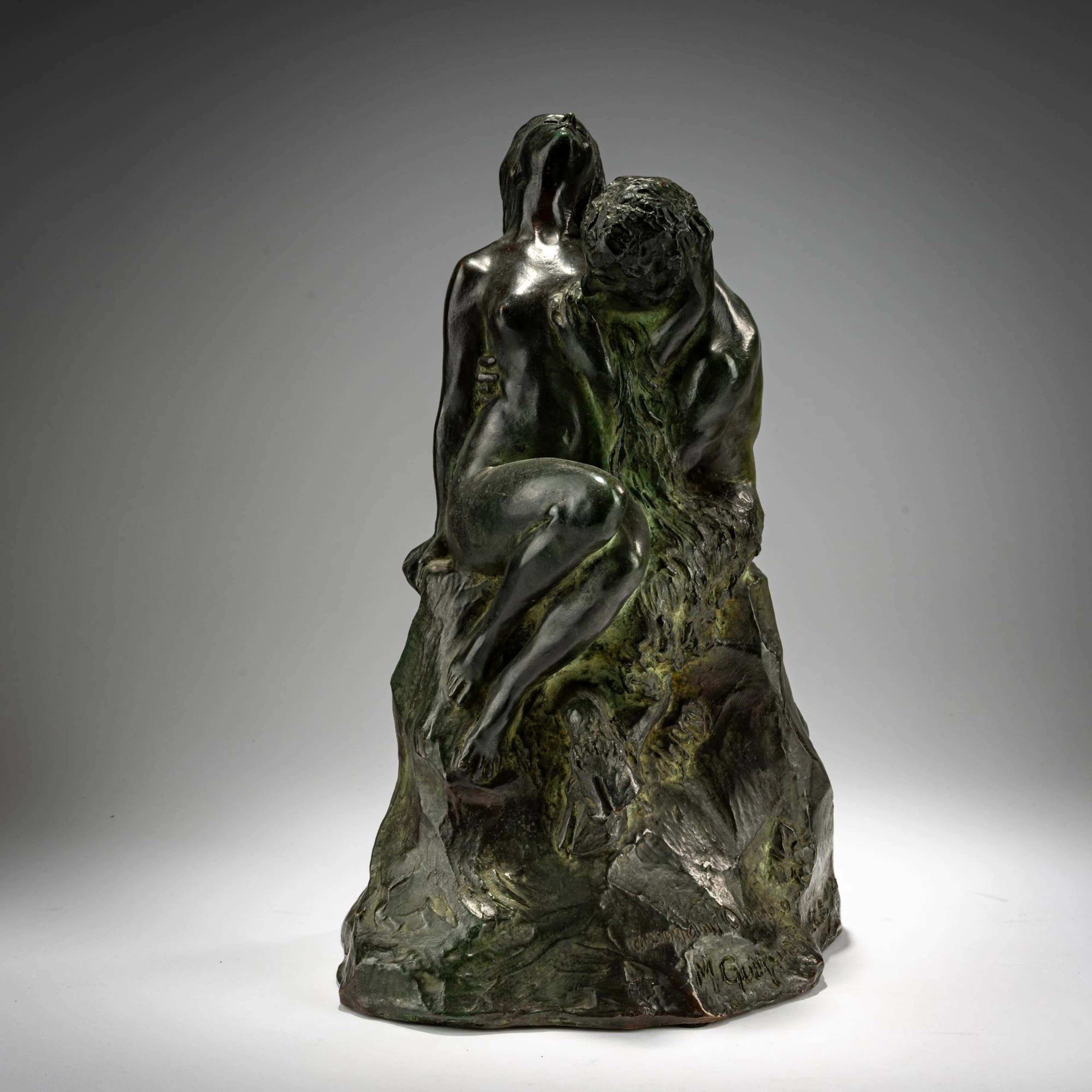Maurice Giraud-Rivière Bronzefigur 'Désir' 1921