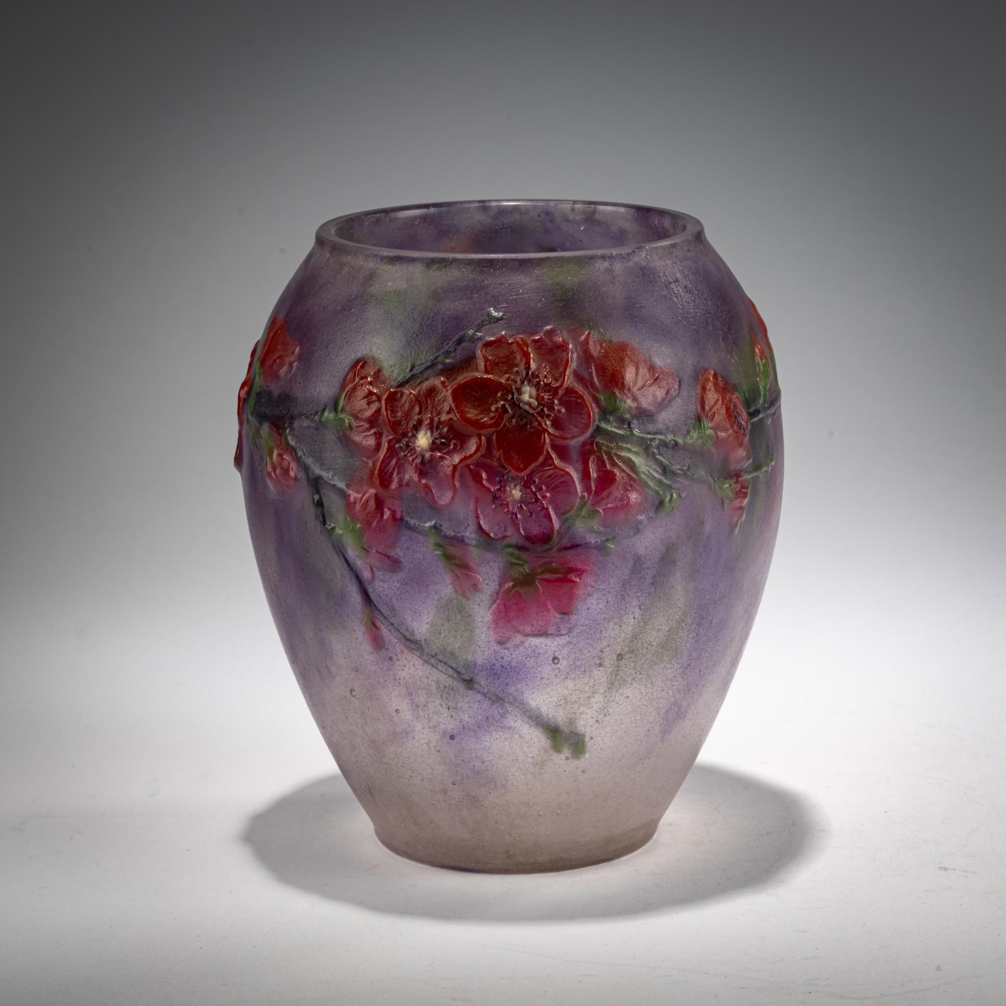 Gabriel Argy-Rousseau Vase 'Fleurs de Pêcher', 1920