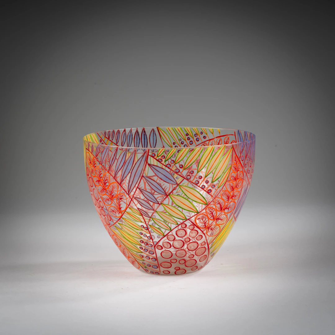 Vittorio Zecchin Vase 'Foglie' oder 'Smalto', 1940