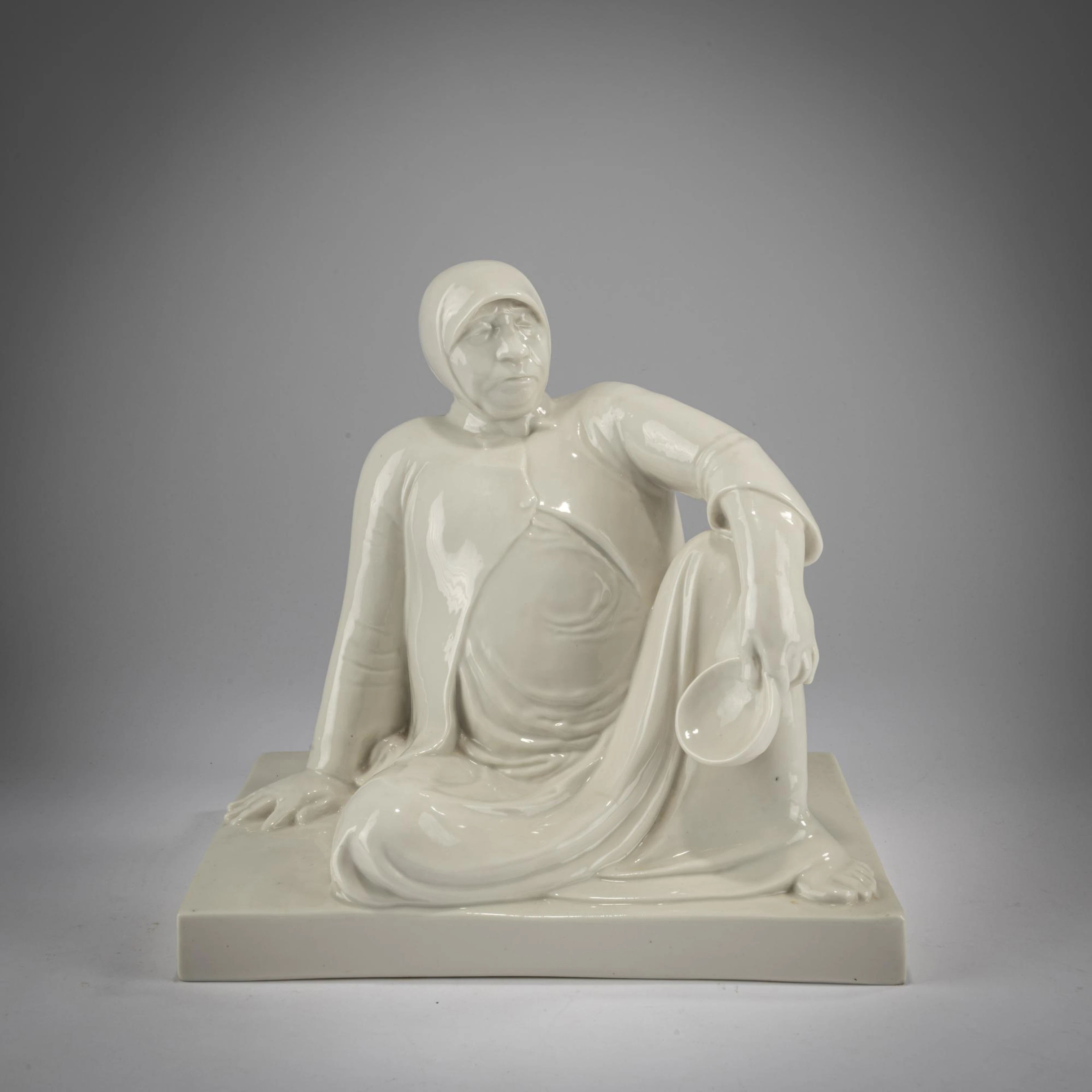 Ernst Barlach 'Russische Bettlerin mit Schale', 1907