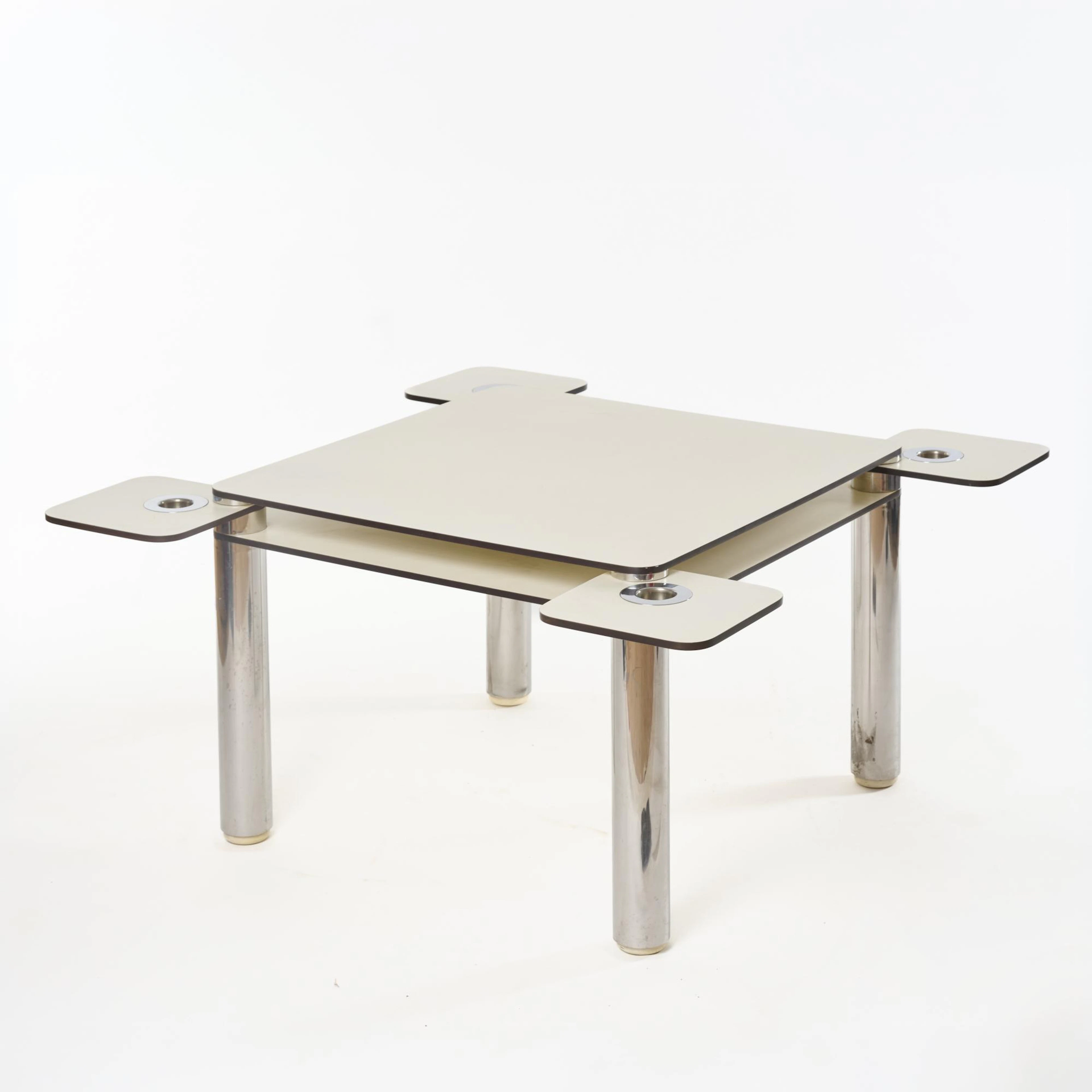 Joe Colombo Tisch 'Poker table', 1968 (Entwurf)