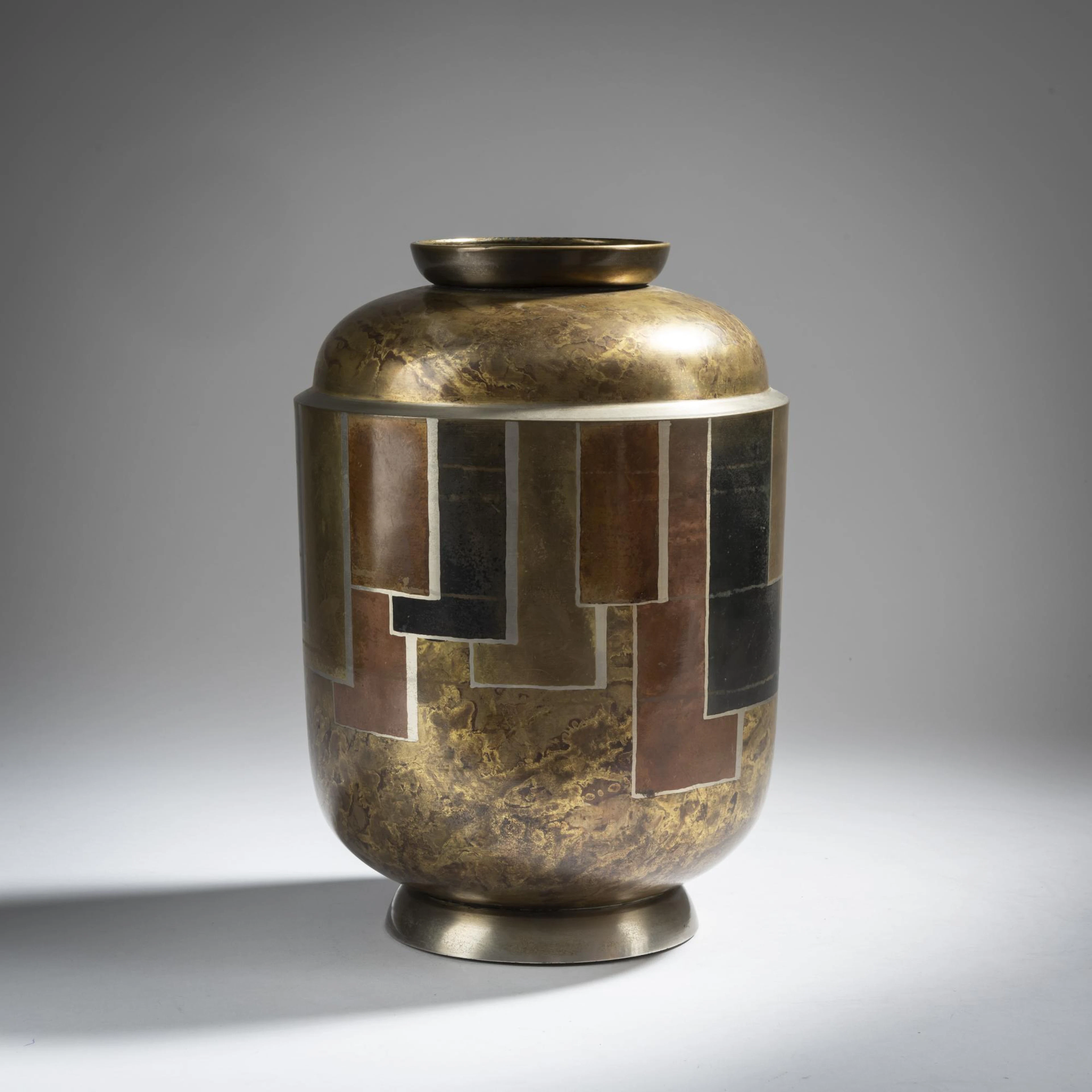 S'tienof Dinanderie-Vase, um 1930