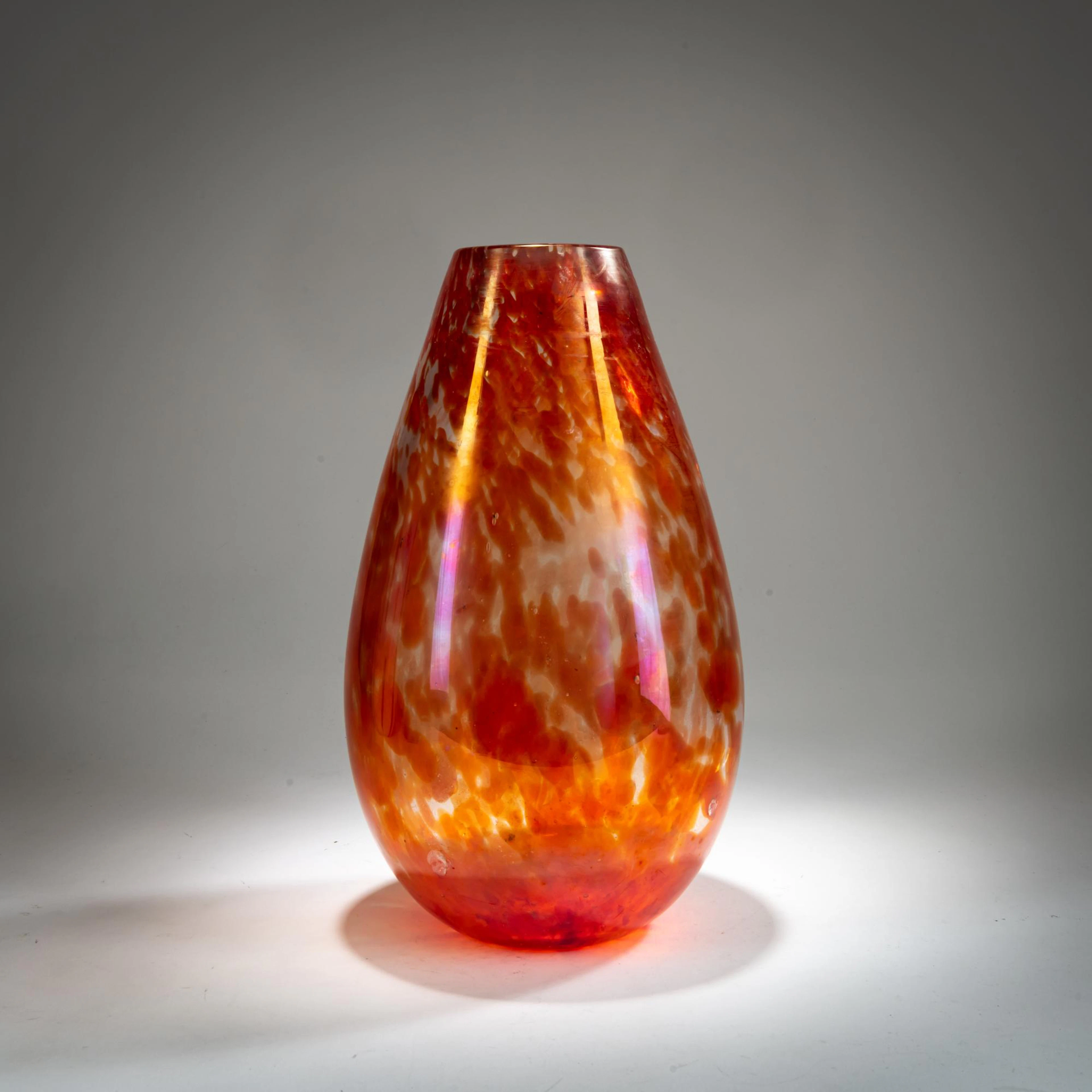 Dino Martens Vase 'A mace iridato', um 1950