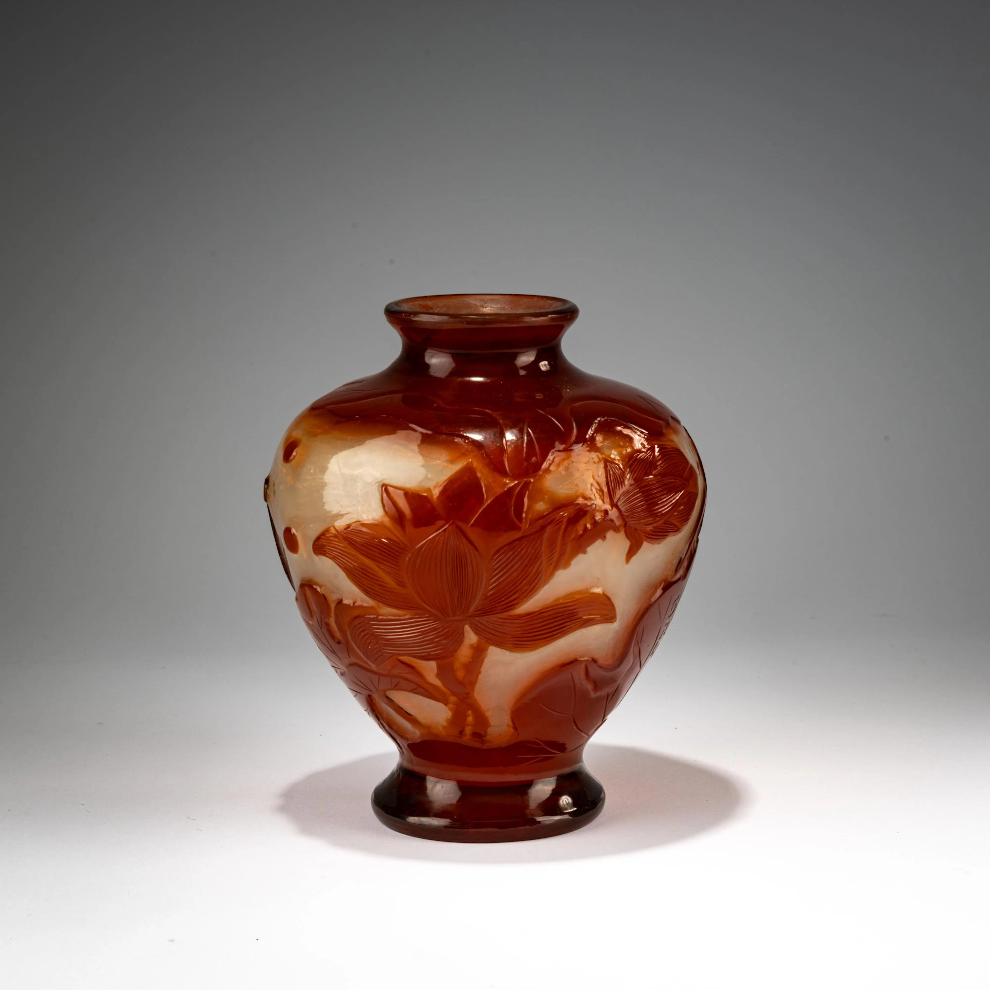 Emile Gallé, Nancy Vase 'Lotus', 1897