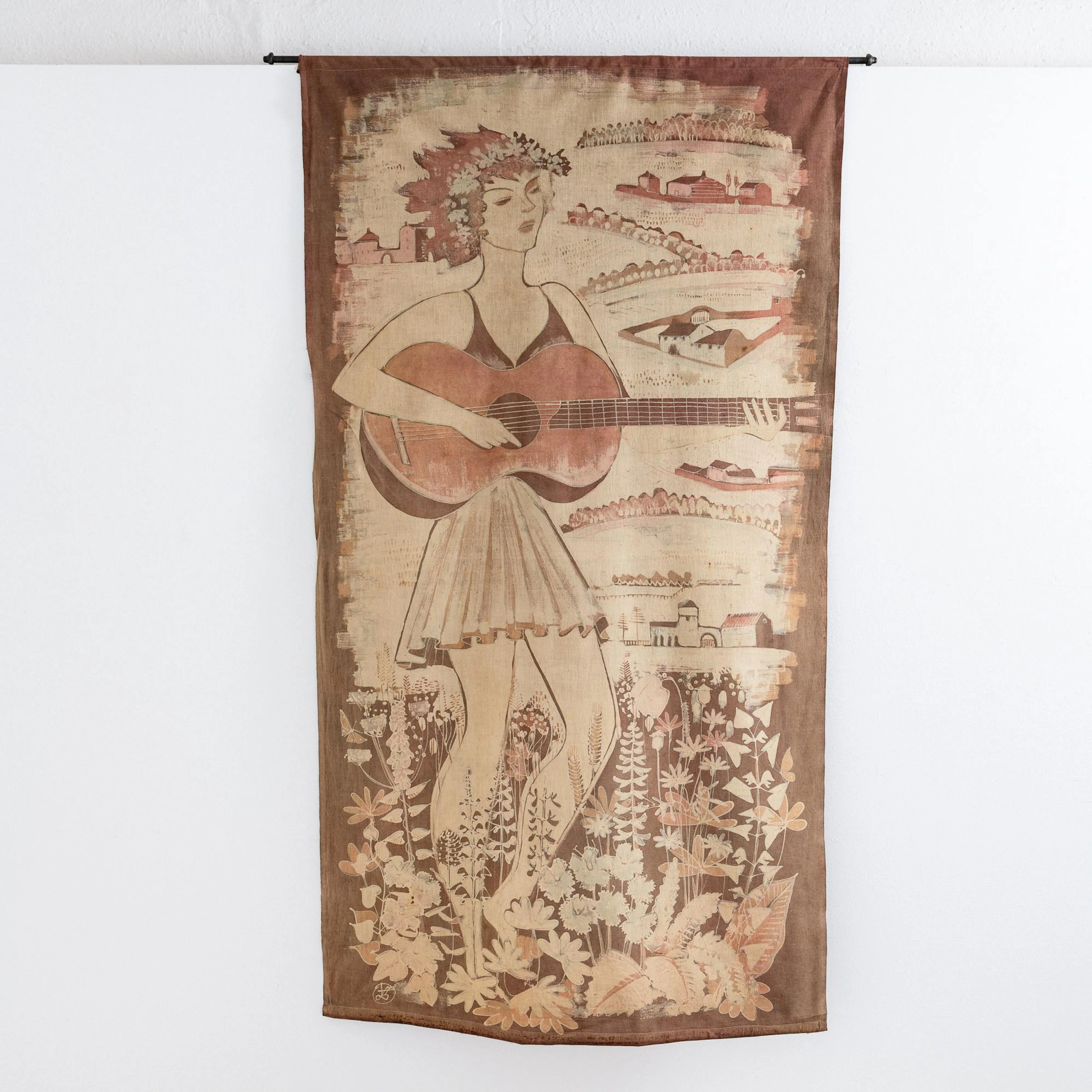 Richard Dölker Wandteppich, 1950-52 (Entwurf)
