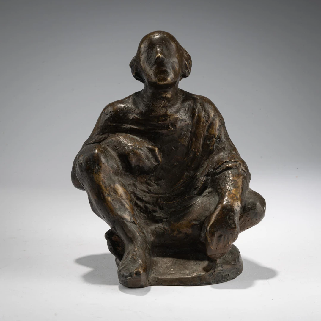Georg Brenninger (1909 Velden - 1988 München) Skulptur 'Kauernder'