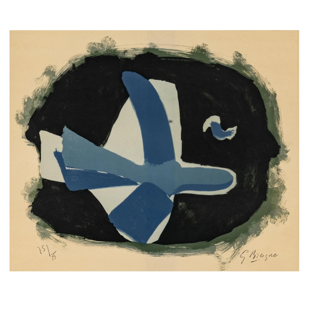 Georges Braque (1882 Argenteuil - 1963 Paris) Probedruck des Posters