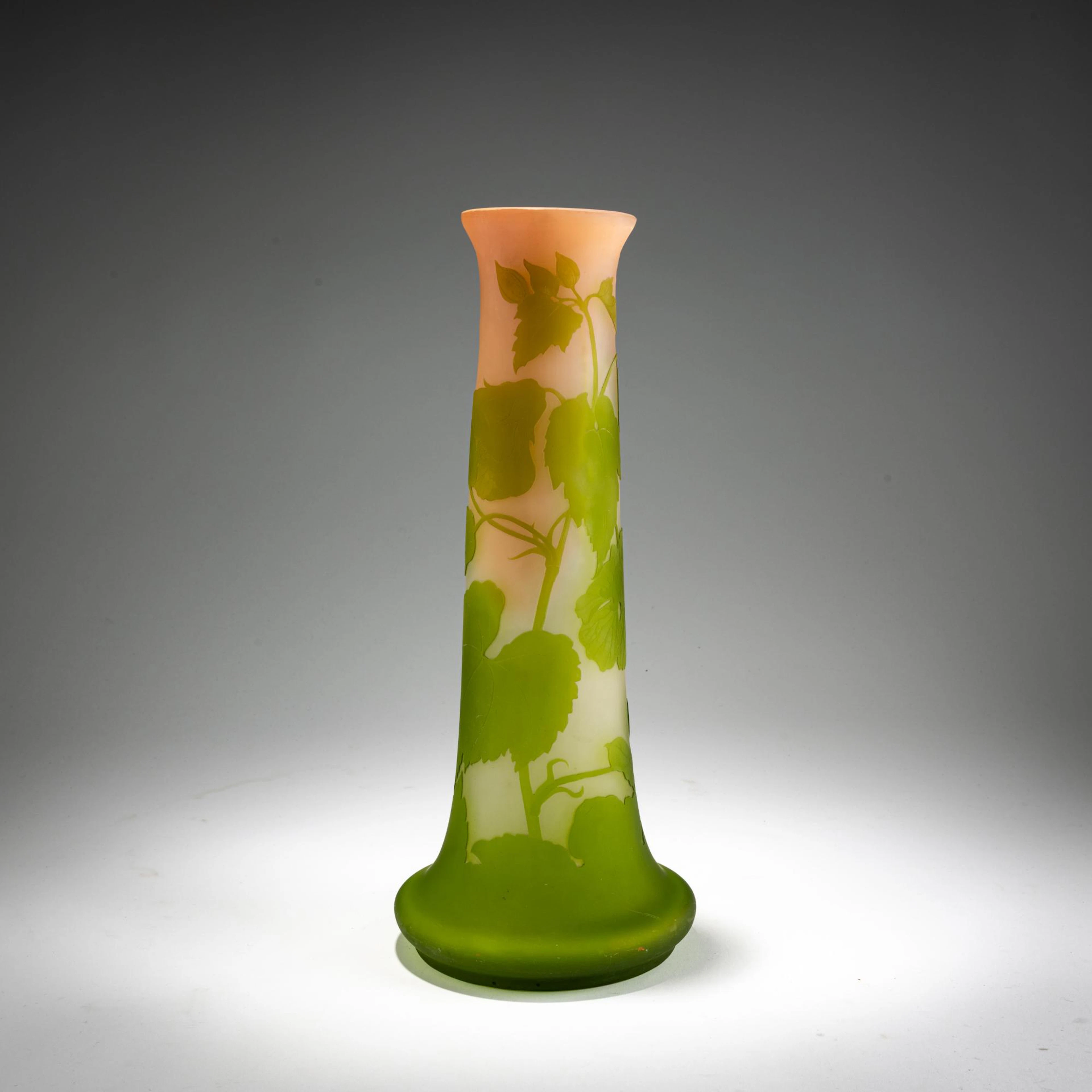 Etablissements Gallé, Nancy Vase 'Mauves', 1908-20